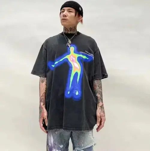 Japanese Brand LSD punk t-shirt Size US L / EU 52-54 / 3 - 2 Thumbnail