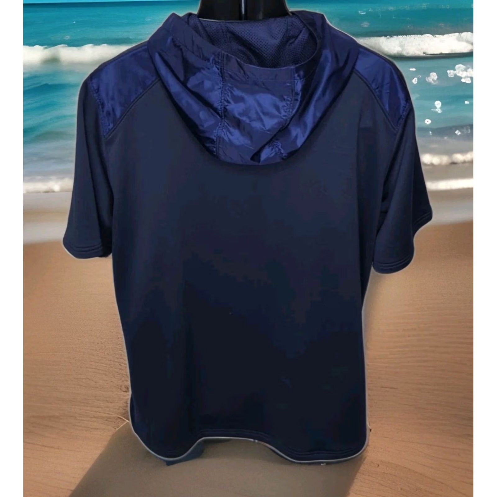 Under Armour Under Armour Command Short Sleeve Hoodie Jacket Baseball Seattle Mariners Men XL blue logo 4 Zip Open pockets 1/4 Zip Used: No Size US XL / EU 56 / 4 - 4 Thumbnail