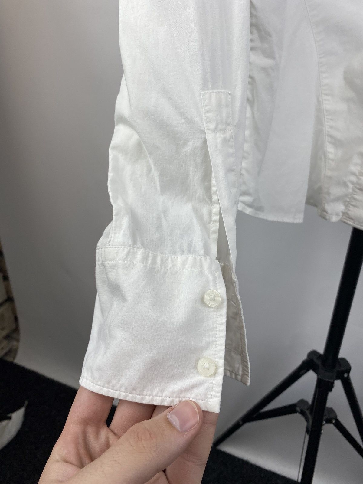 Designer × Giorgio Armani × Vintage 🔥Giorgio Armani Jeans Asymmetrical Womens Shirt Rare Grail Size L / US 10 / IT 46 - 10 Thumbnail