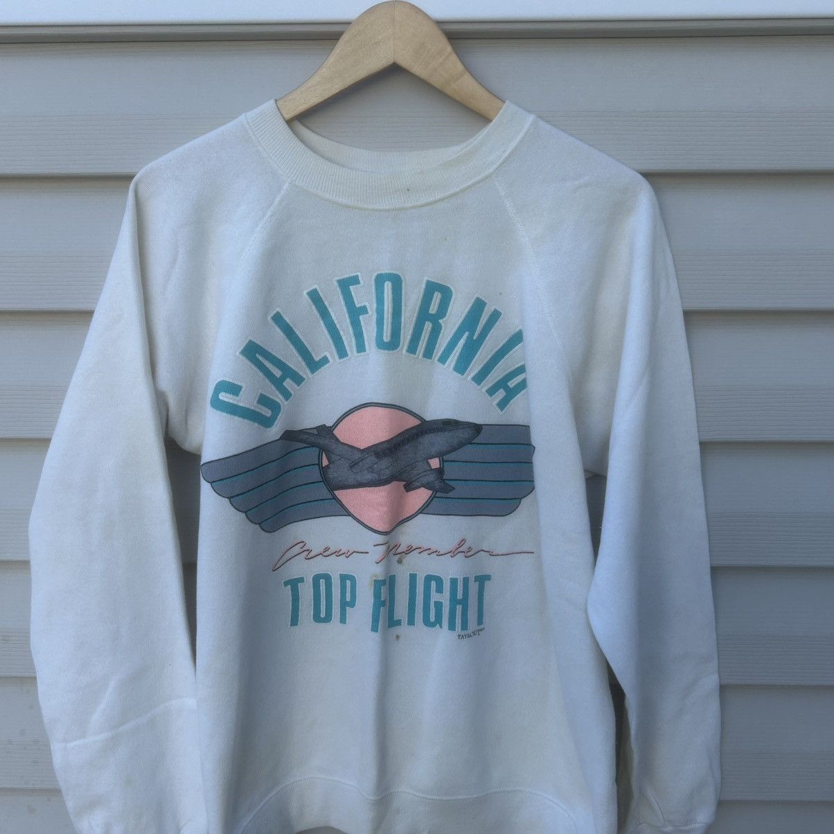 Hanes × Vintage 1980s California top flight sweatshirt Size US L / EU 52-54 / 3 - 3 Thumbnail