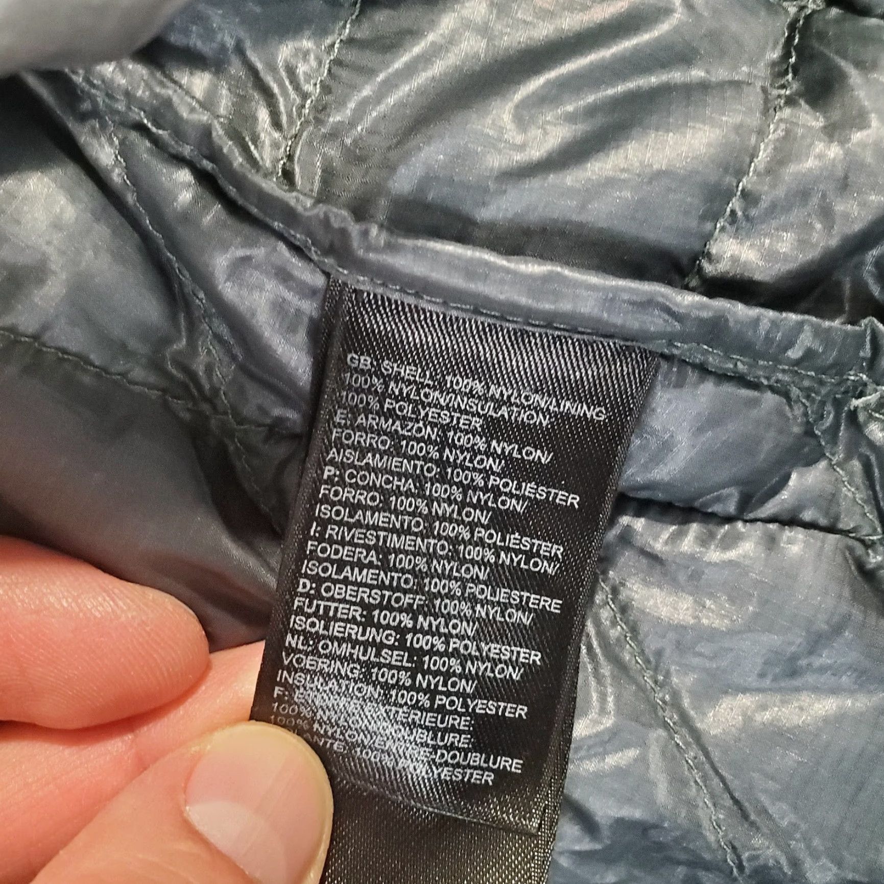 The North Face The North Face Jacket Womens M Green Thermoball Puffer Quilted Windbreaker Full Zip Pockets Logo Nylon Size M / US 6-8 / IT 42-44 - 6 Thumbnail