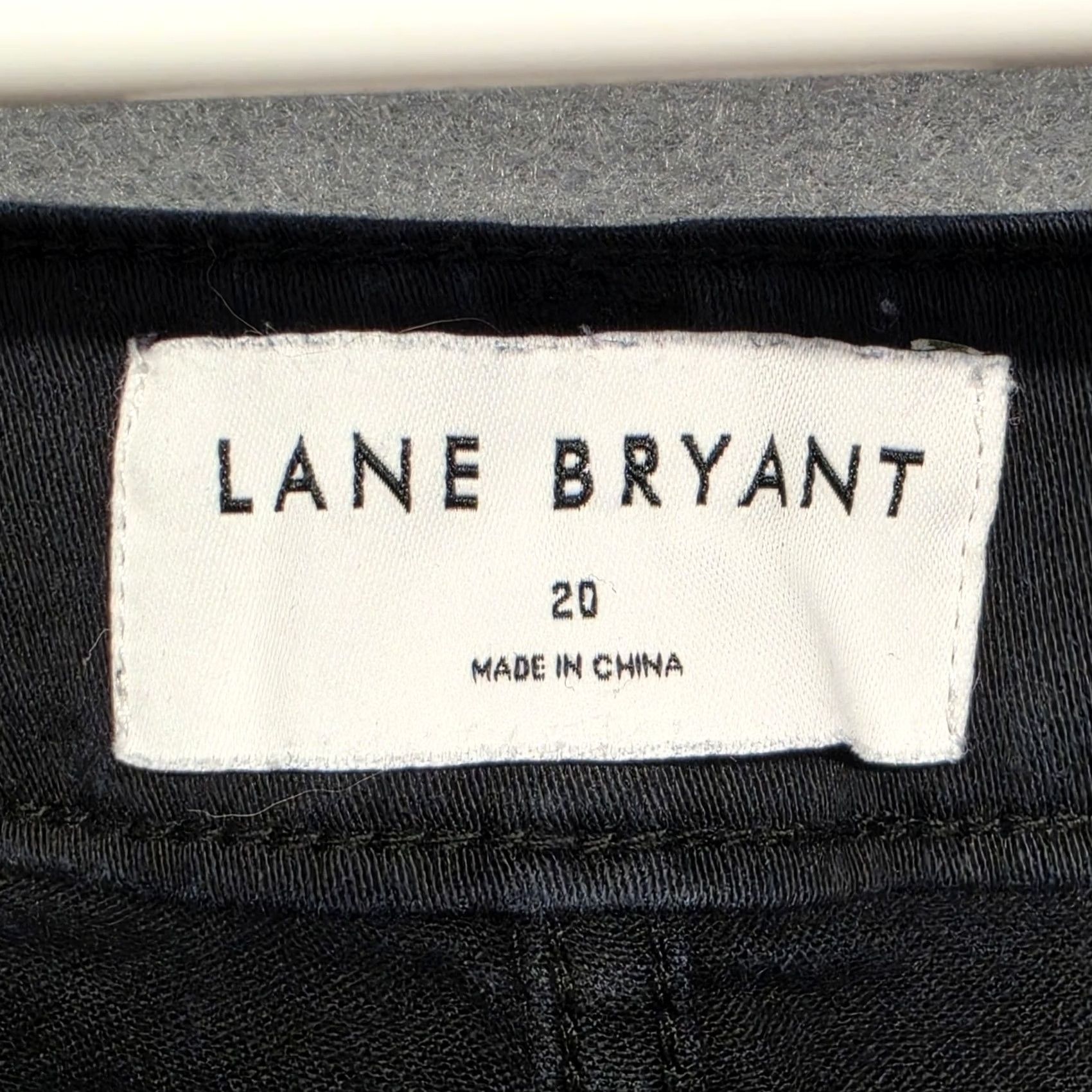 Vintage Lane Bryant Pants Womens 20 Black High Rise Pedal Stretch Flex Magic Waistband Cropped Womens Plus Magics Waistband Black 20 Womens Size 42" / US 20 - 3 Thumbnail