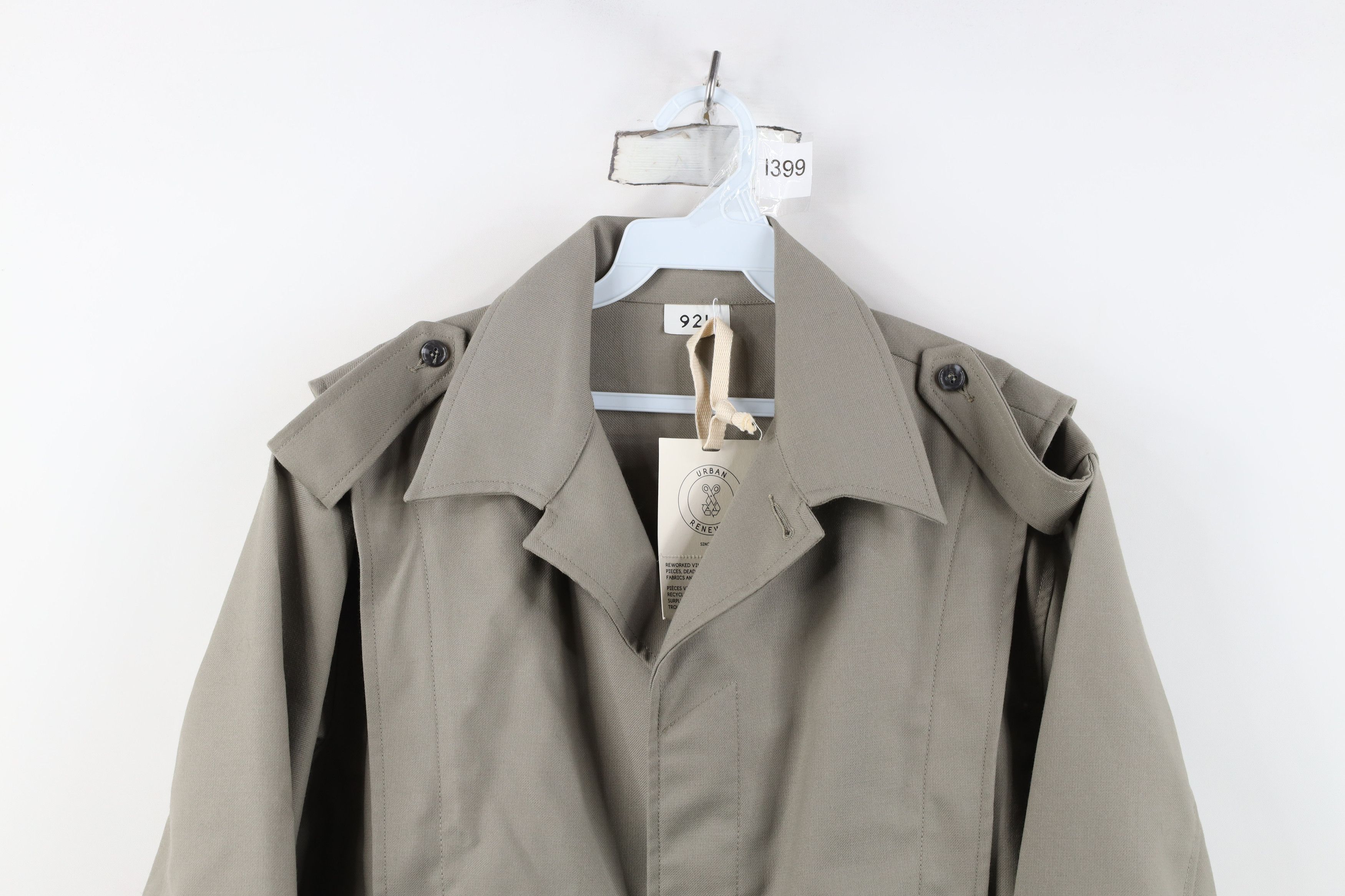 Vintage Deadstock Vintage 90s Streetwear Wool Military Bomber Jacket Size US L / EU 52-54 / 3 - 2 Thumbnail
