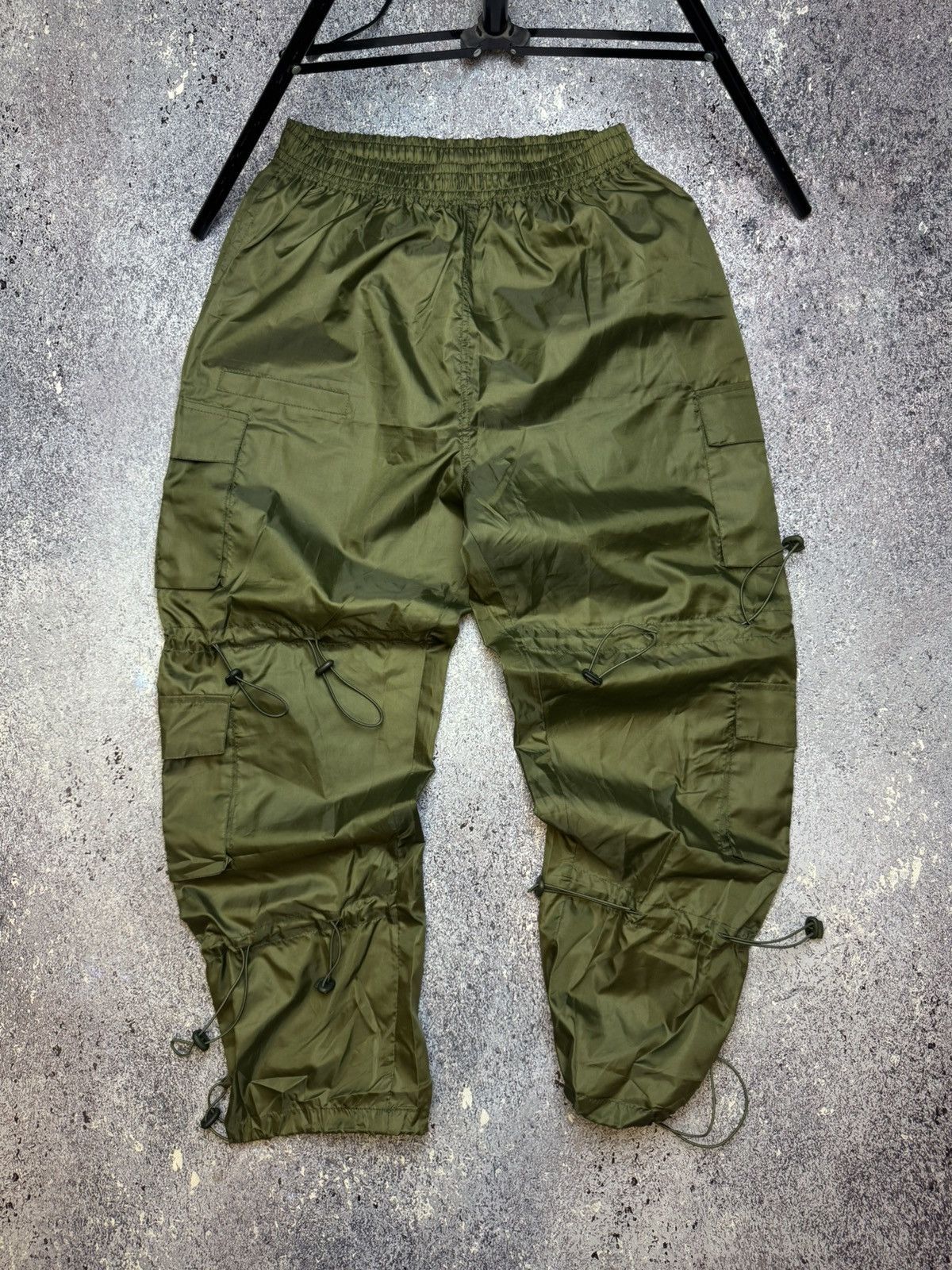 Japanese Brand × Vintage 💥CRAZY JAPANESE PARACHUTE PANTS AVANT-GARDE STYLE Size US 33 - 1 Thumbnail
