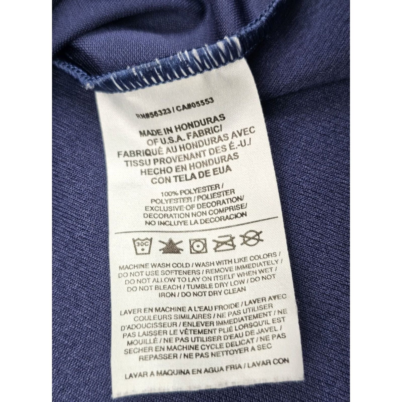 Nike VINTAGE Nike Bluegrass #90 Navy Blue Football Jersey Men M Dri-Fit Athletic Game V-Neck 90s Size US M / EU 48-50 / 2 - 4 Thumbnail