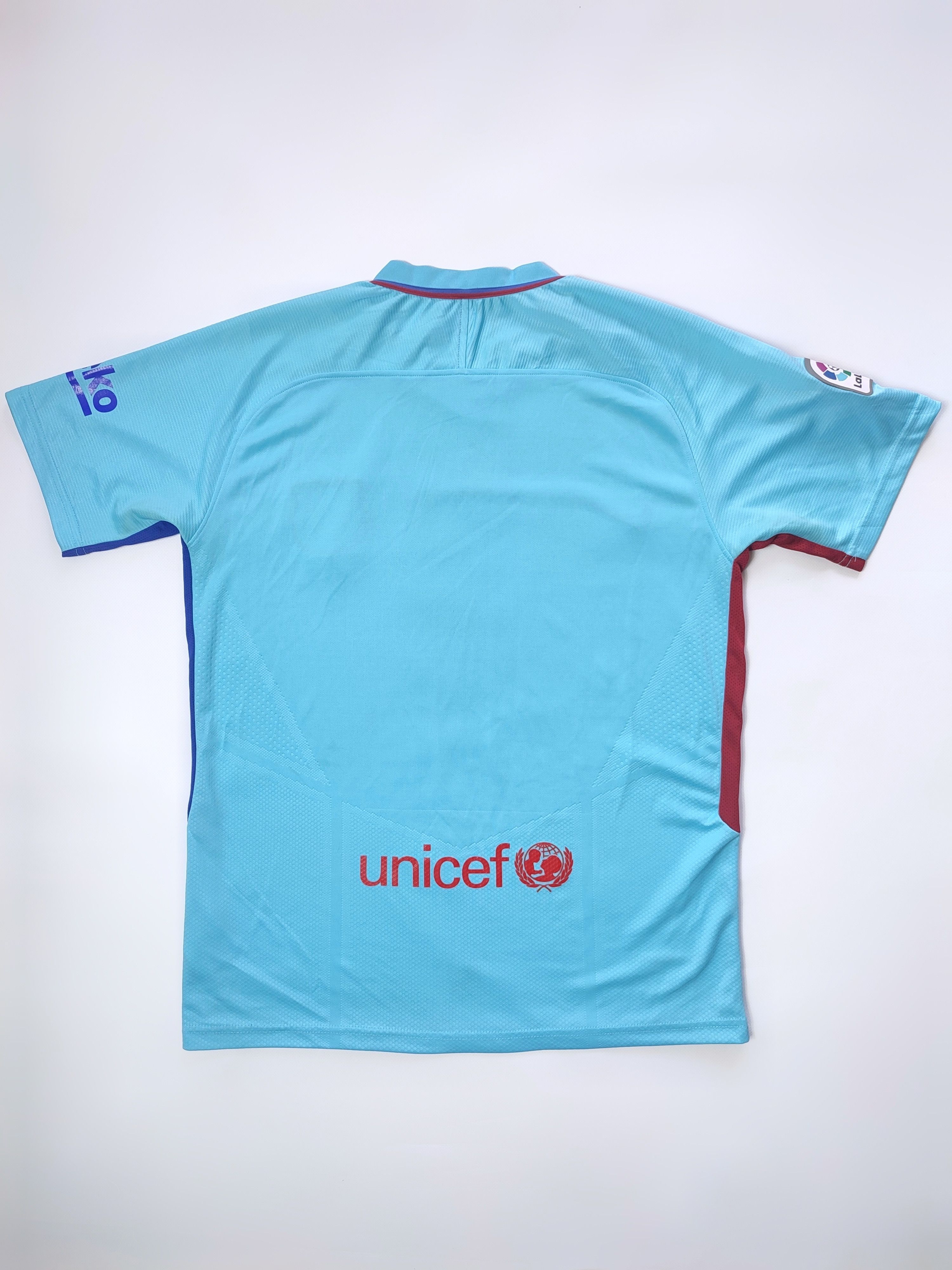 Nike Nike FC Barcelona 2010-2011 AW Jersey Light Blue UNICEF Size US L / EU 52-54 / 3 - 9 Thumbnail
