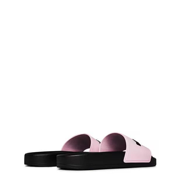 Balenciaga o1g2r1mq0924 Logo Sliders in Pink & Black Size US 6 / IT 36 - 4 Thumbnail