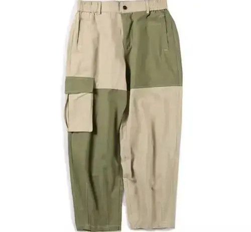 Patchwork pants streetwear