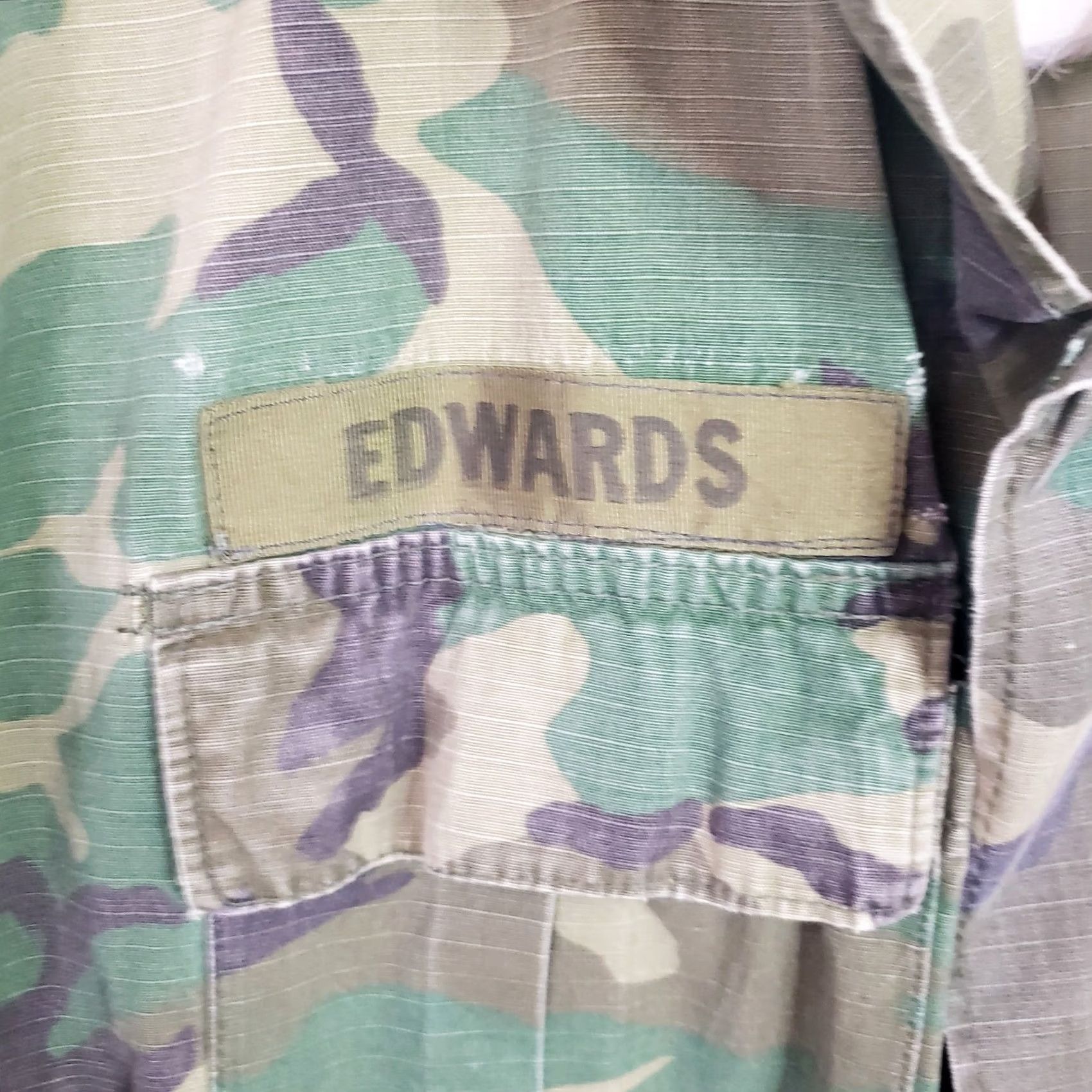Vintage VINTAGE US Army Jacket Mens M Woodland Camo Combat Coat Hot Weather Ranger Patch Men Jacket Woodland Army Camo Green XS? Size US M / EU 48-50 / 2 - 6 Thumbnail