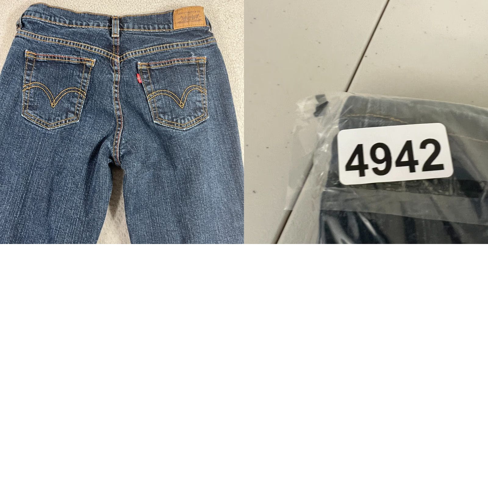 Levi's Levi's 515 Bootcut Jeans Women's 4 Regular Fit Dark Wash Blue 29x29 Size 27" / US 4 / IT 40 - 8 Thumbnail