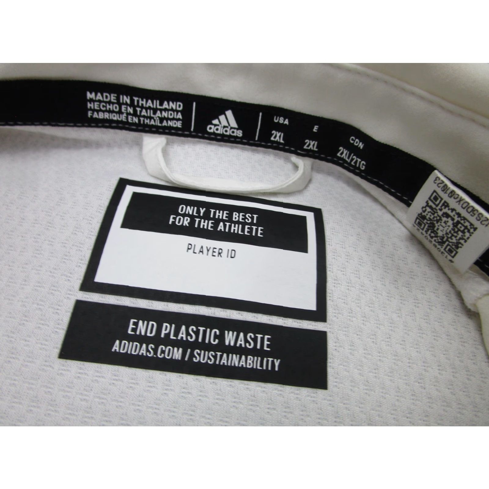 Adidas Adidas Polo Shirt Mens 2XL White Basketball Performance Coach Elite EYBL Size US XXL / EU 58 / 5 - 6 Thumbnail
