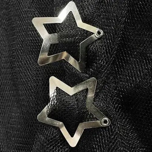 Other 10pcs Silver Star hair clip Size ONE SIZE - 1 Thumbnail
