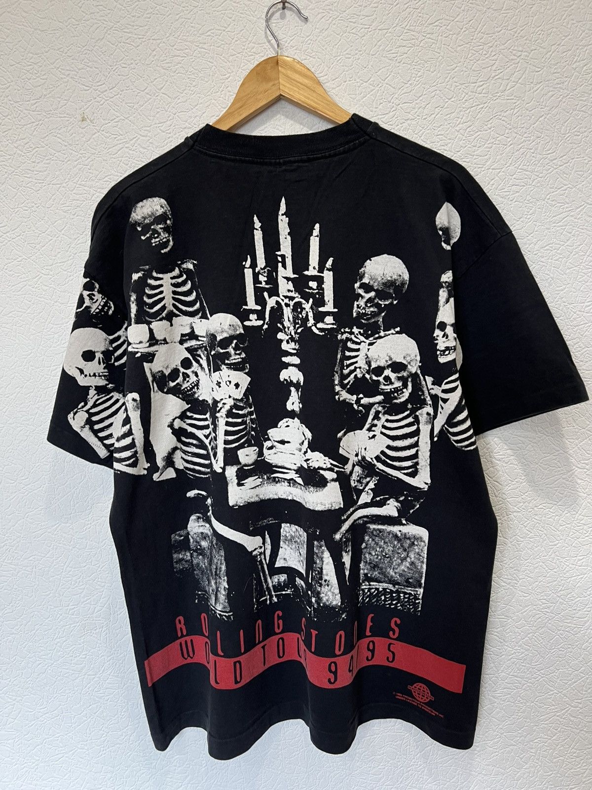 Band Tees Vintage The Rolling Stones 1994/95 Voodoo Skeletons Size US XL / EU 56 / 4 - 9 Thumbnail