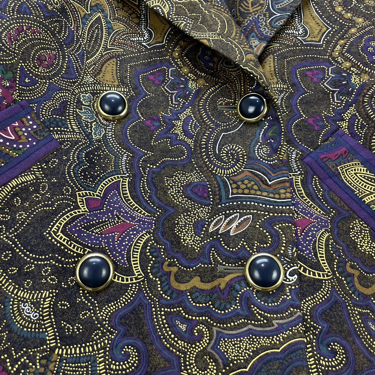 Japanese Brand 🗣️Leonard Fashion Paris Overprint Batik Style Jacket Size M / US 6-8 / IT 42-44 - 8 Thumbnail