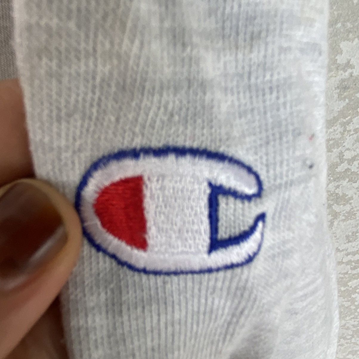 Other Vintage Champion Embroidered Crewneck Sweatshirt Gray Size US L / EU 52-54 / 3 - 6 Thumbnail