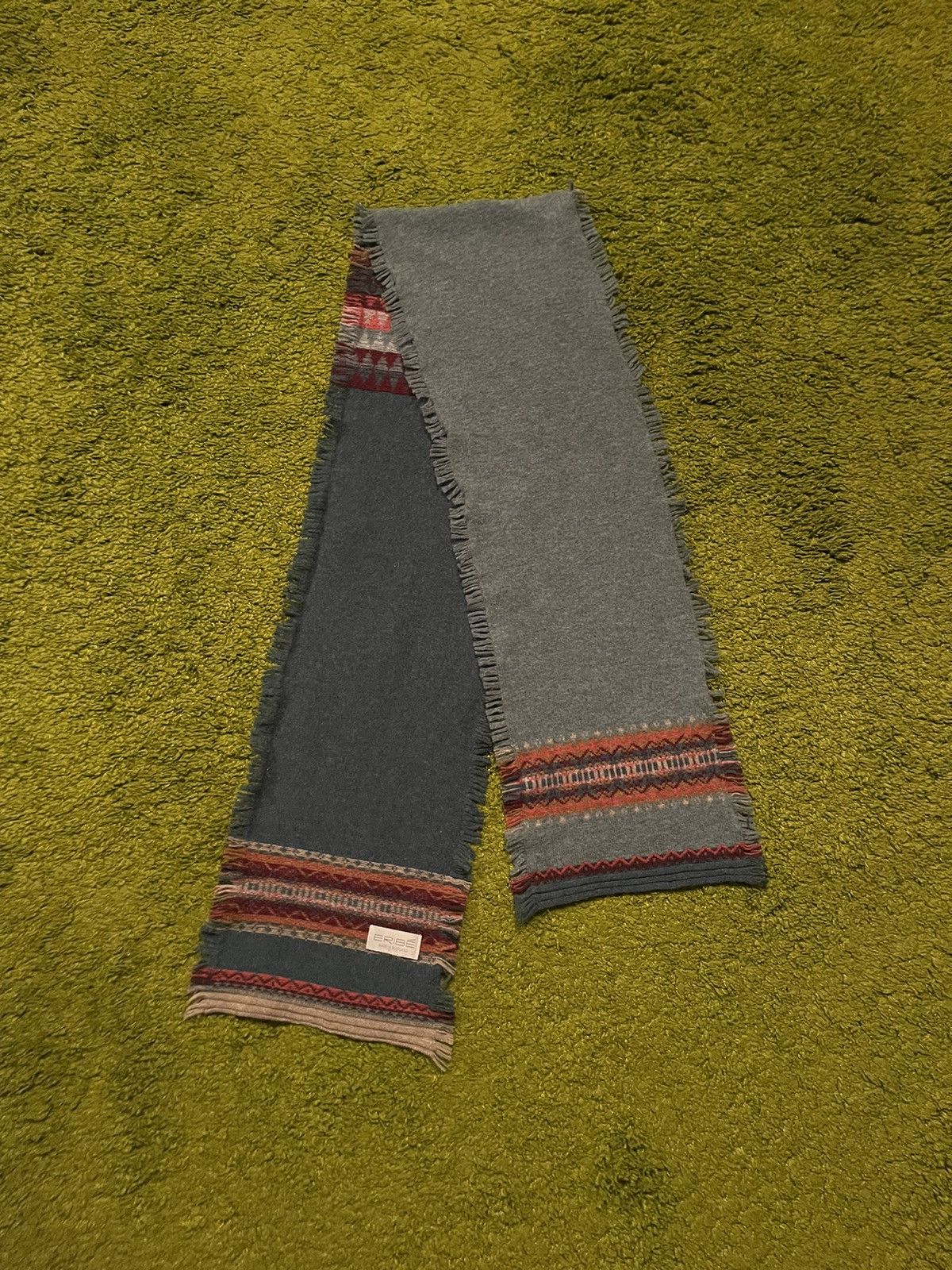 Designer Eribe avant garde coloured wool scarf Size ONE SIZE - 1 Thumbnail