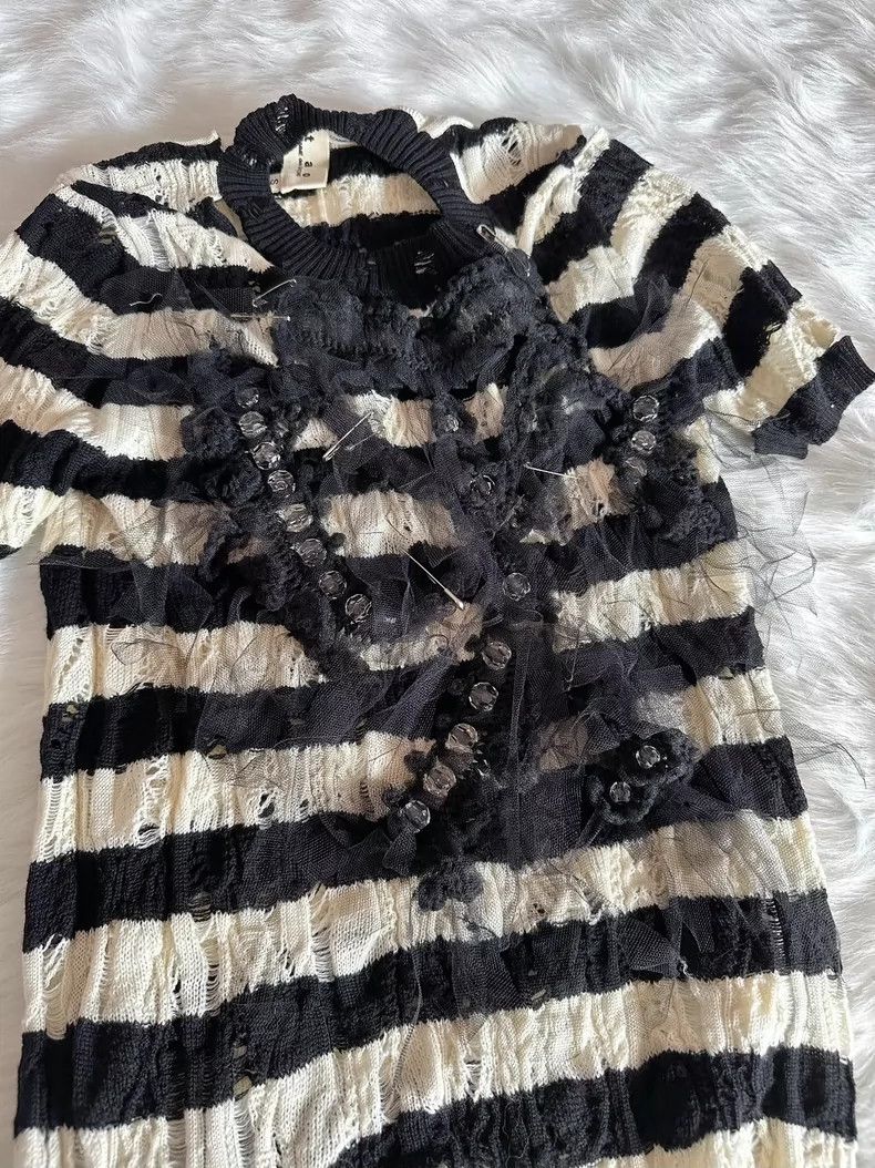 Comme des Garcons Comme Des Garcons Knitted short sleeves Size S / US 4 / IT 40 - 3 Thumbnail