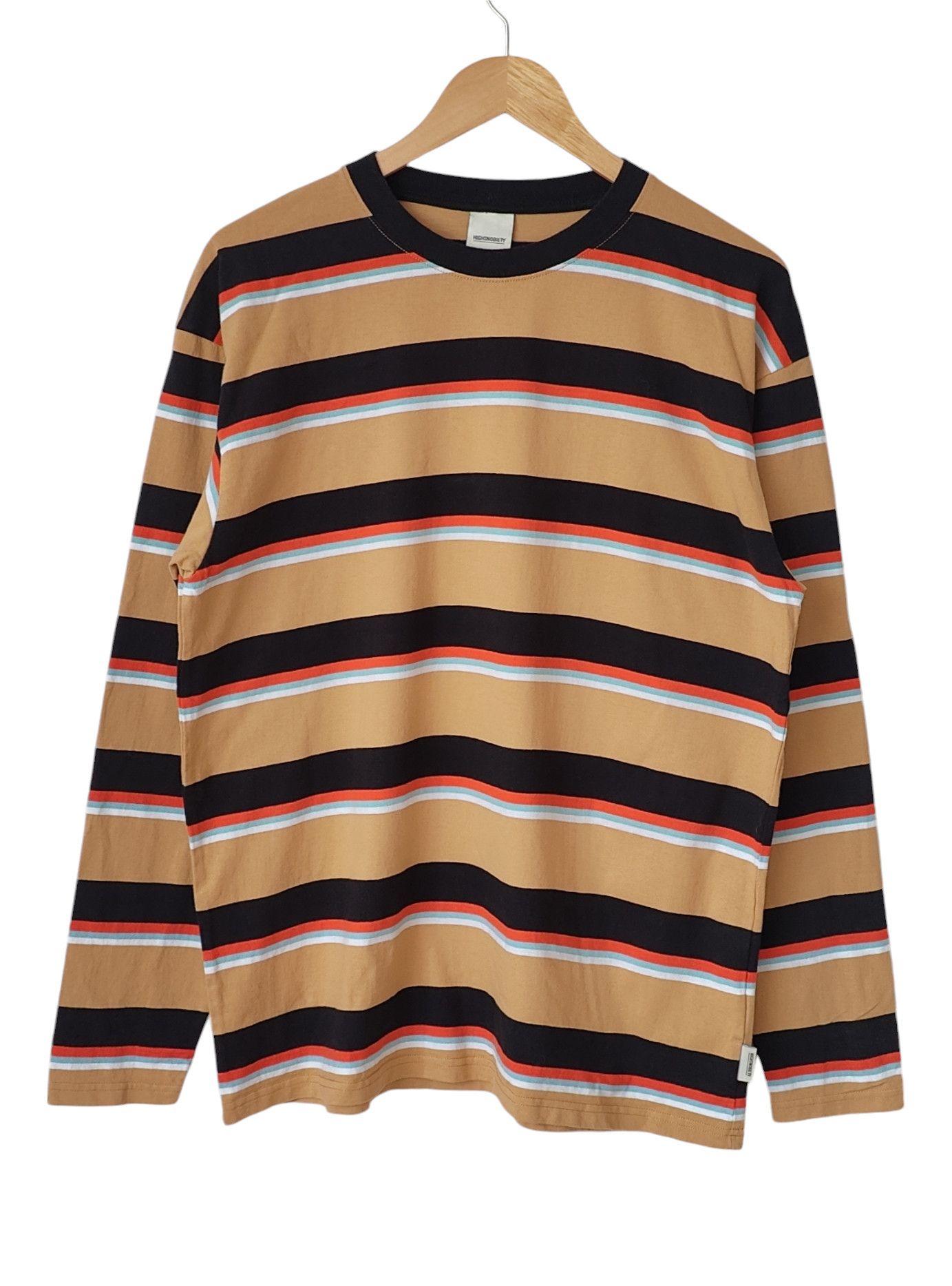 Highsnobiety Highsnobiety Striped Longsleeve Sweatshirt Size US M / EU 48-50 / 2 - 1 Thumbnail