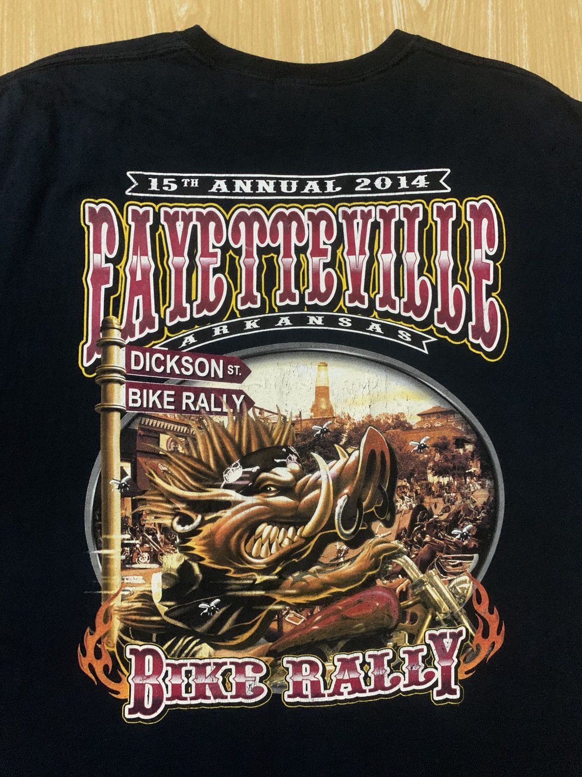 Other Fayetteville 15th Annual 2014 Hog Rider Bike Rally T Shirt Size US XXL / EU 58 / 5 - 11 Thumbnail