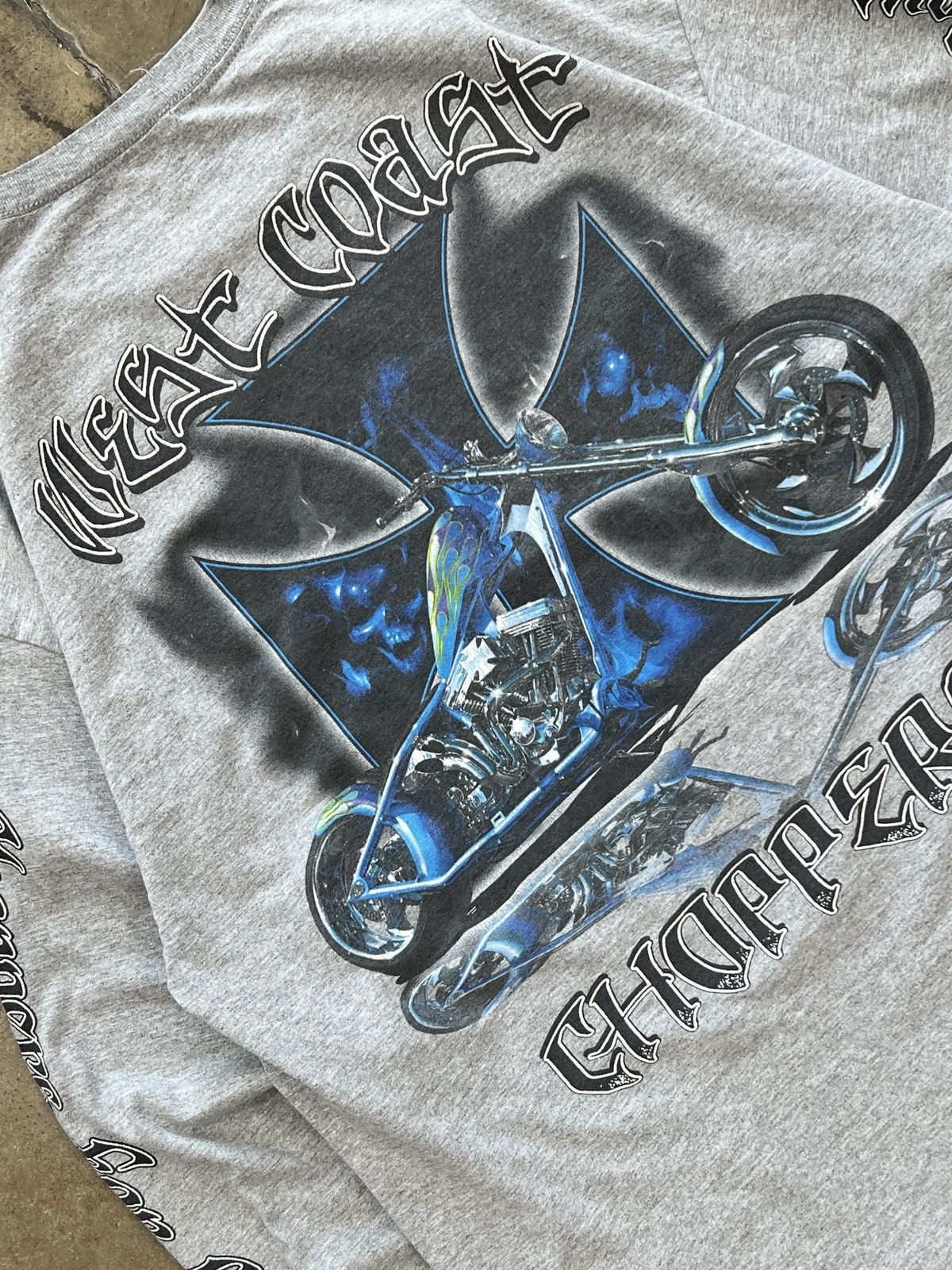 West Coast Choppers Vintage 1990s West Coast Choppers Flames Long