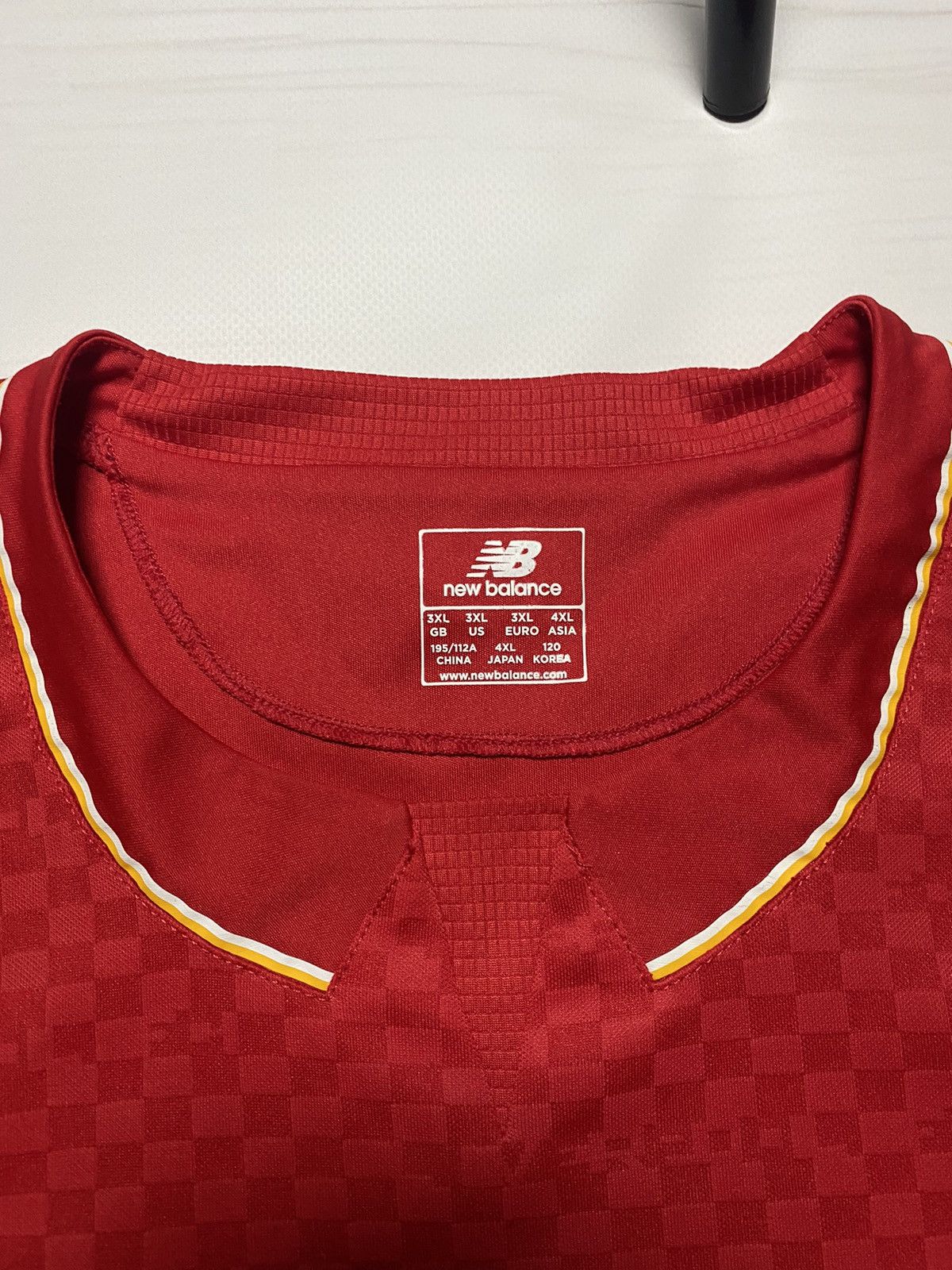 New Balance Liverpool 2015/16 Home Football Shirt Soccer Jersey Size US XXL / EU 58 / 5 - 3 Thumbnail