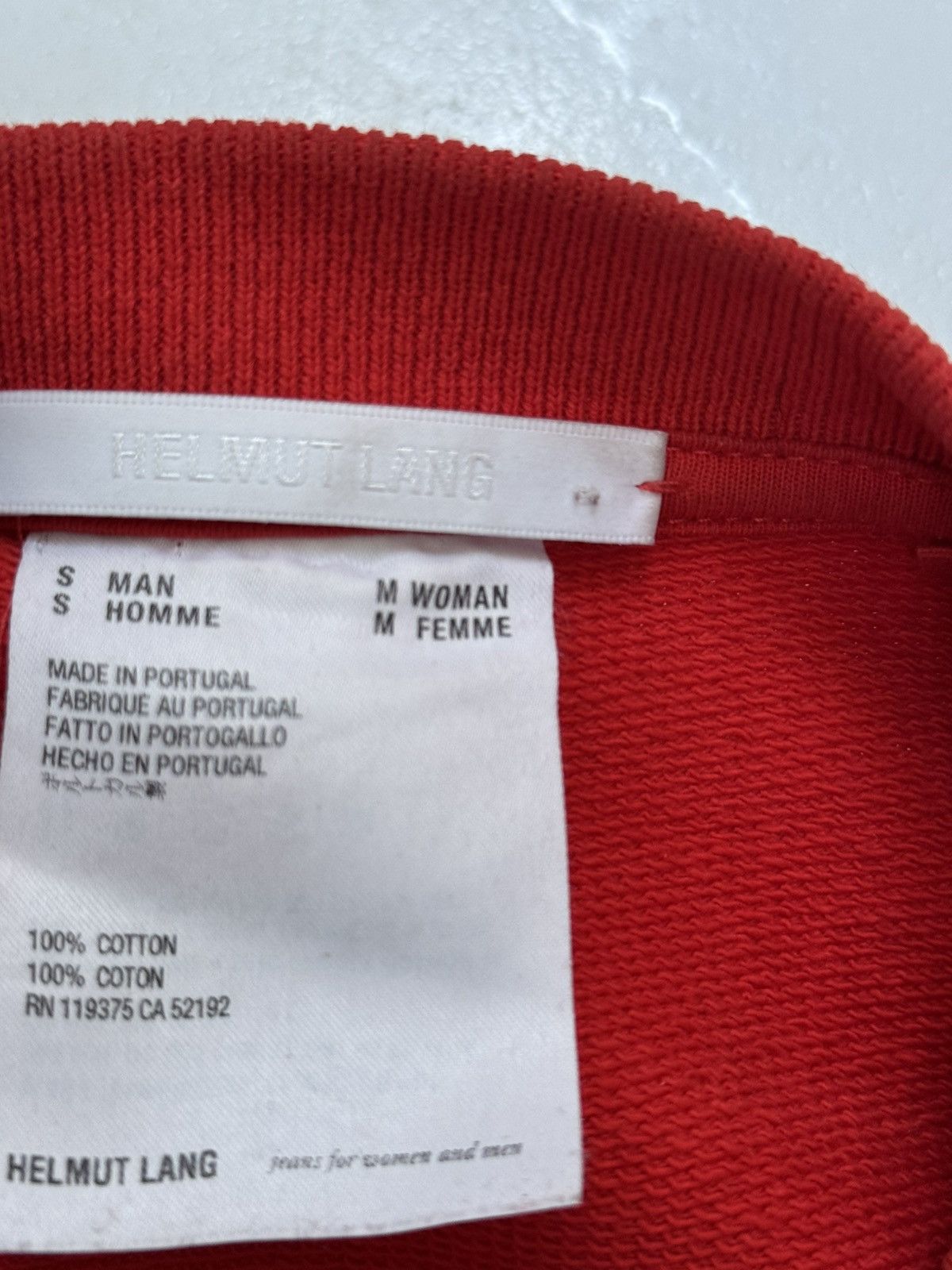 Helmut Lang Upside Down Helmut Lang Graphic Crewneck Size US S / EU 44-46 / 1 - 3 Thumbnail