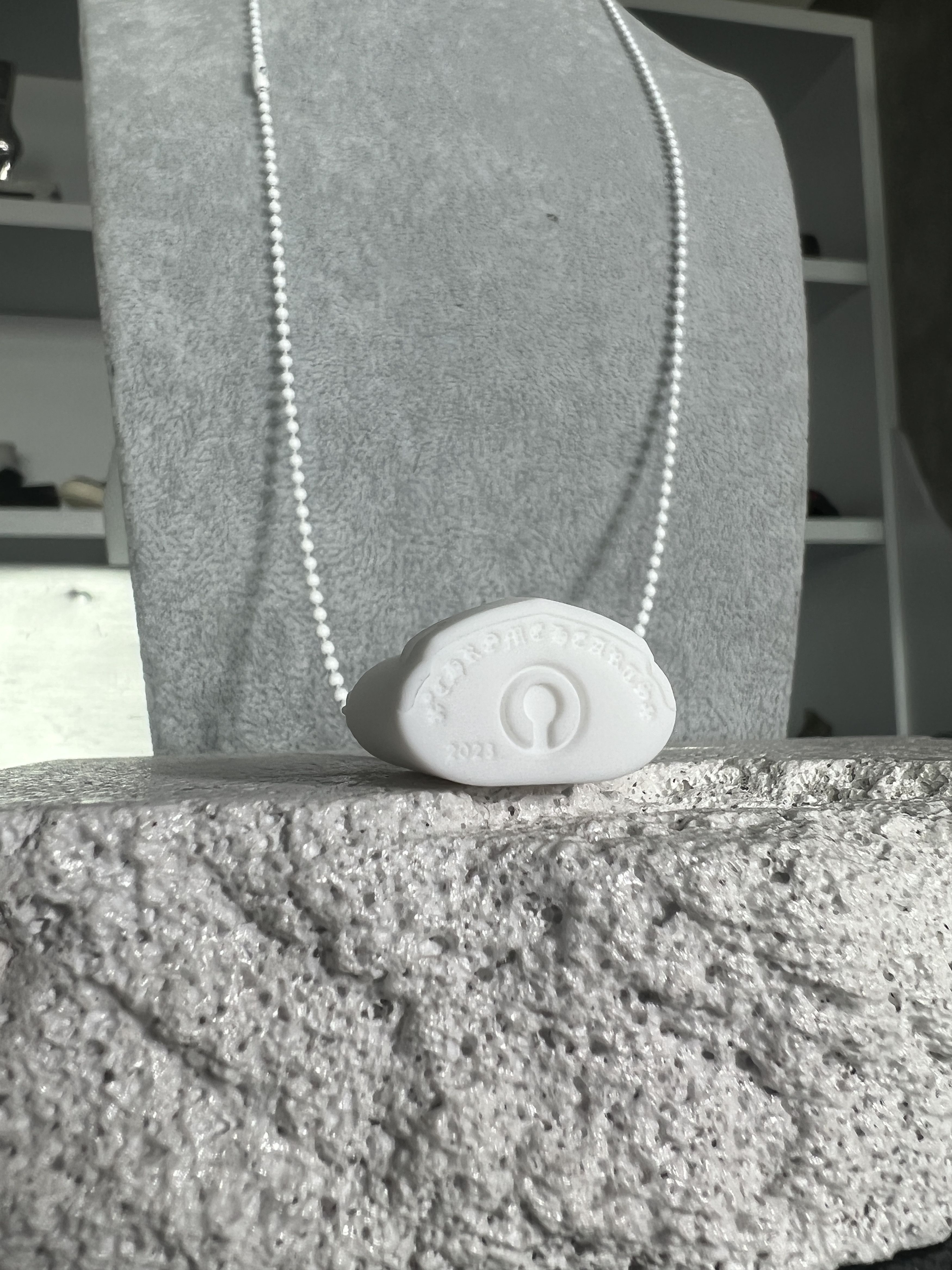 Chrome Hearts Chrome Hearts White Padlock Pendant Necklace 2023 Size ONE SIZE - 4 Thumbnail