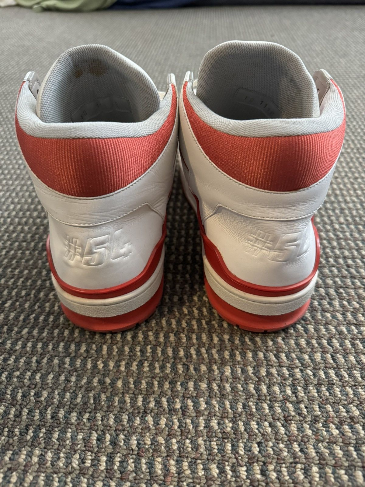 Louis Vuitton Louis Vuitton LV Trainer Mid White Red Size 9 (fits US 10.5) Size US 10.5 / EU 43-44 - 7 Thumbnail
