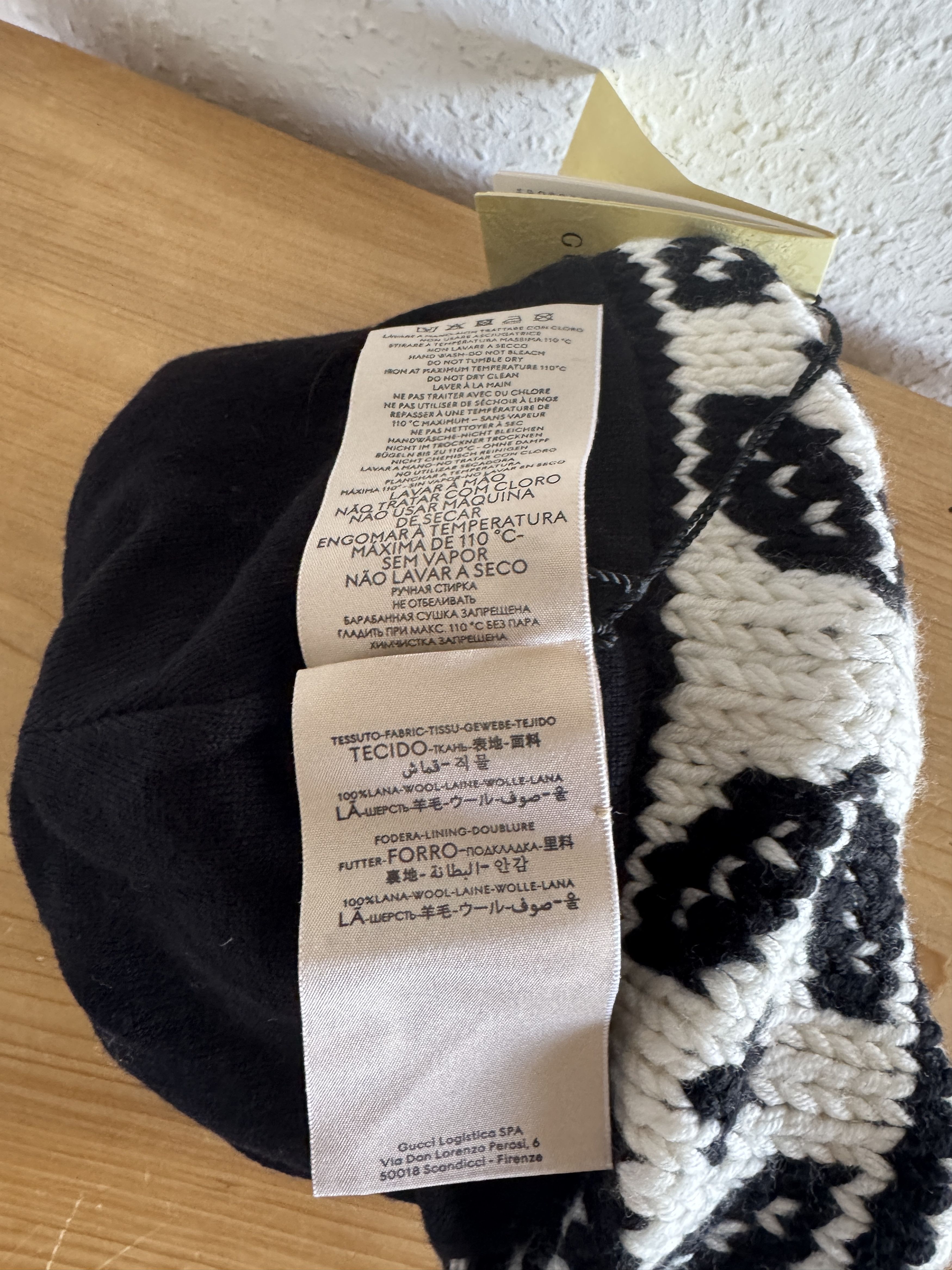 Gucci Fair Isle Wool Beanie Size ONE SIZE - 7 Thumbnail