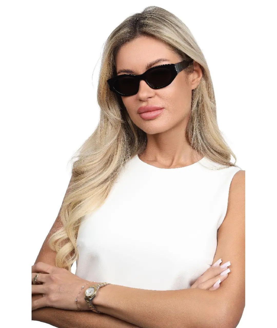 Saint Laurent Paris o1b1hav110125 Size: OS / Sunglasses in Black Size ONE SIZE - 4 Thumbnail