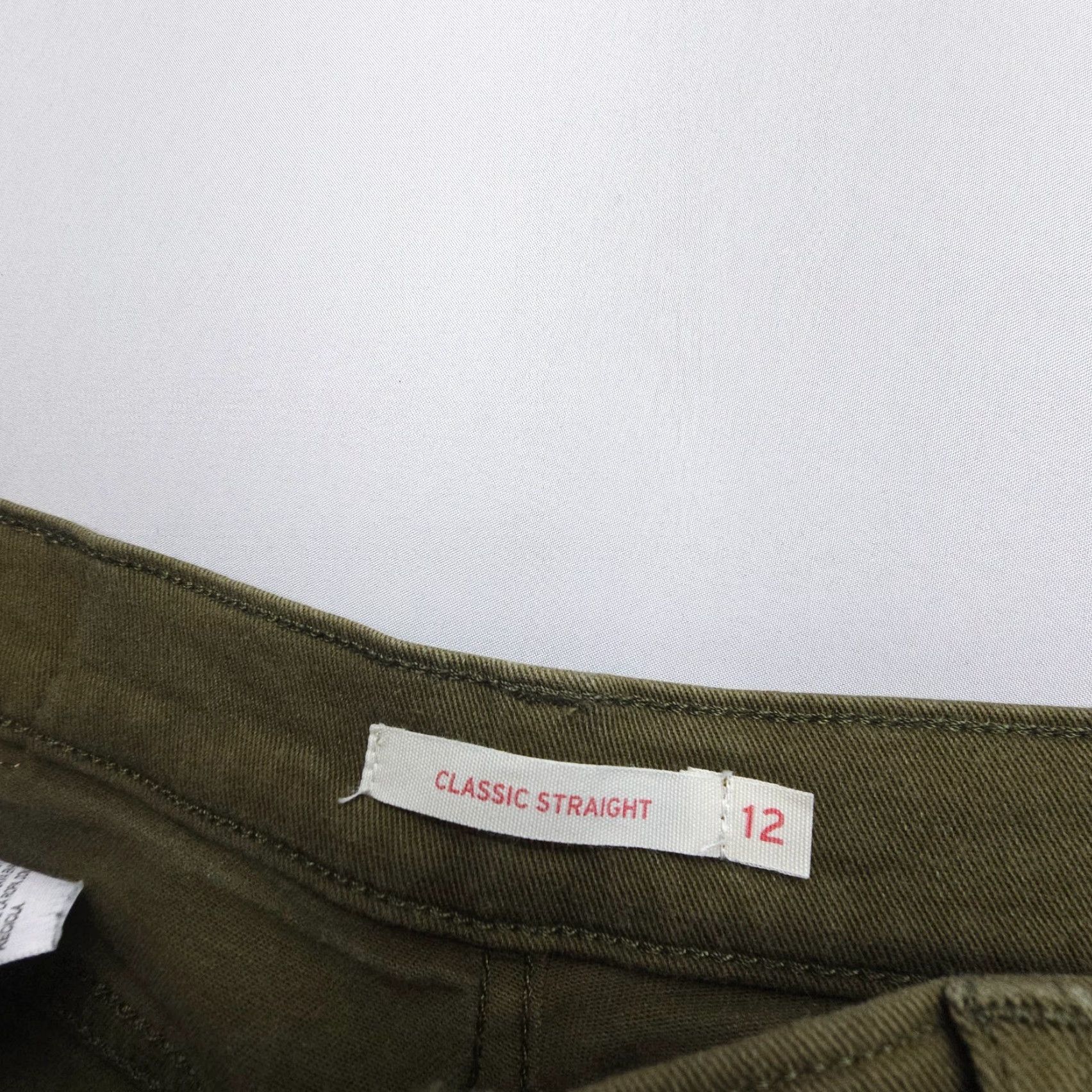 Levi's Levi's 515 Jeans Straight Women's Green Denim Stretch Mid Rise 27 Inseam 12 Regular Size 12 Levi's 500 Series USA Vintage: No Size 34" / US 12 / IT 48 - 3 Thumbnail