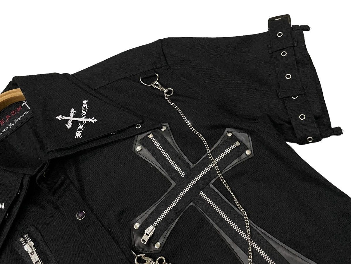 Le Grande Bleu (L.G.B.) Vintage Reach Keystation Bondage Punk Seditionaries Shirt Size US M / EU 48-50 / 2 - 6 Thumbnail