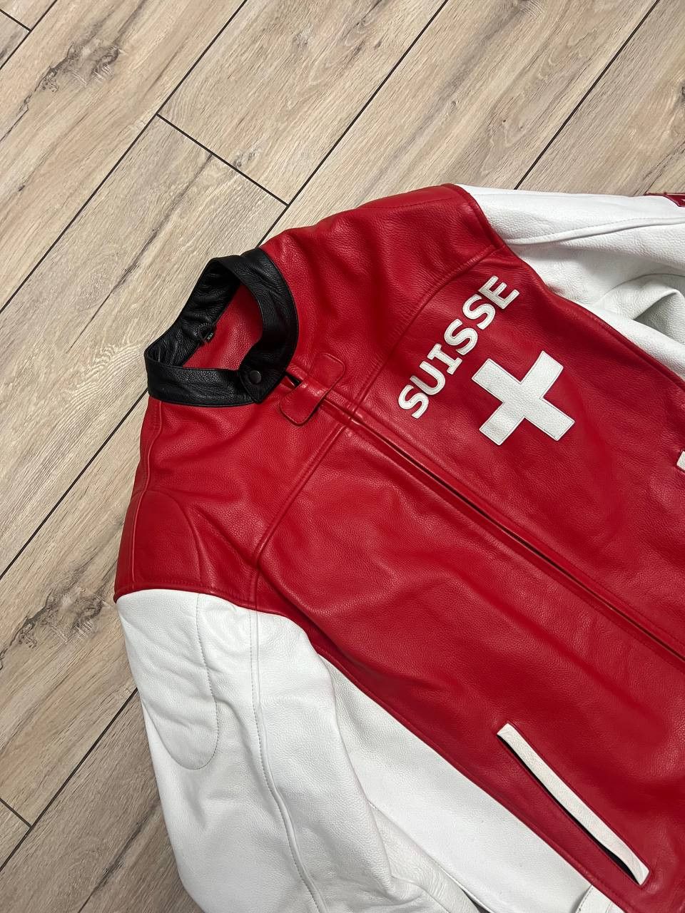 Other Motorcycle Bikers World Swiss Suisse Leather Jacket 2XL Size US XXL / EU 58 / 5 - 3 Thumbnail