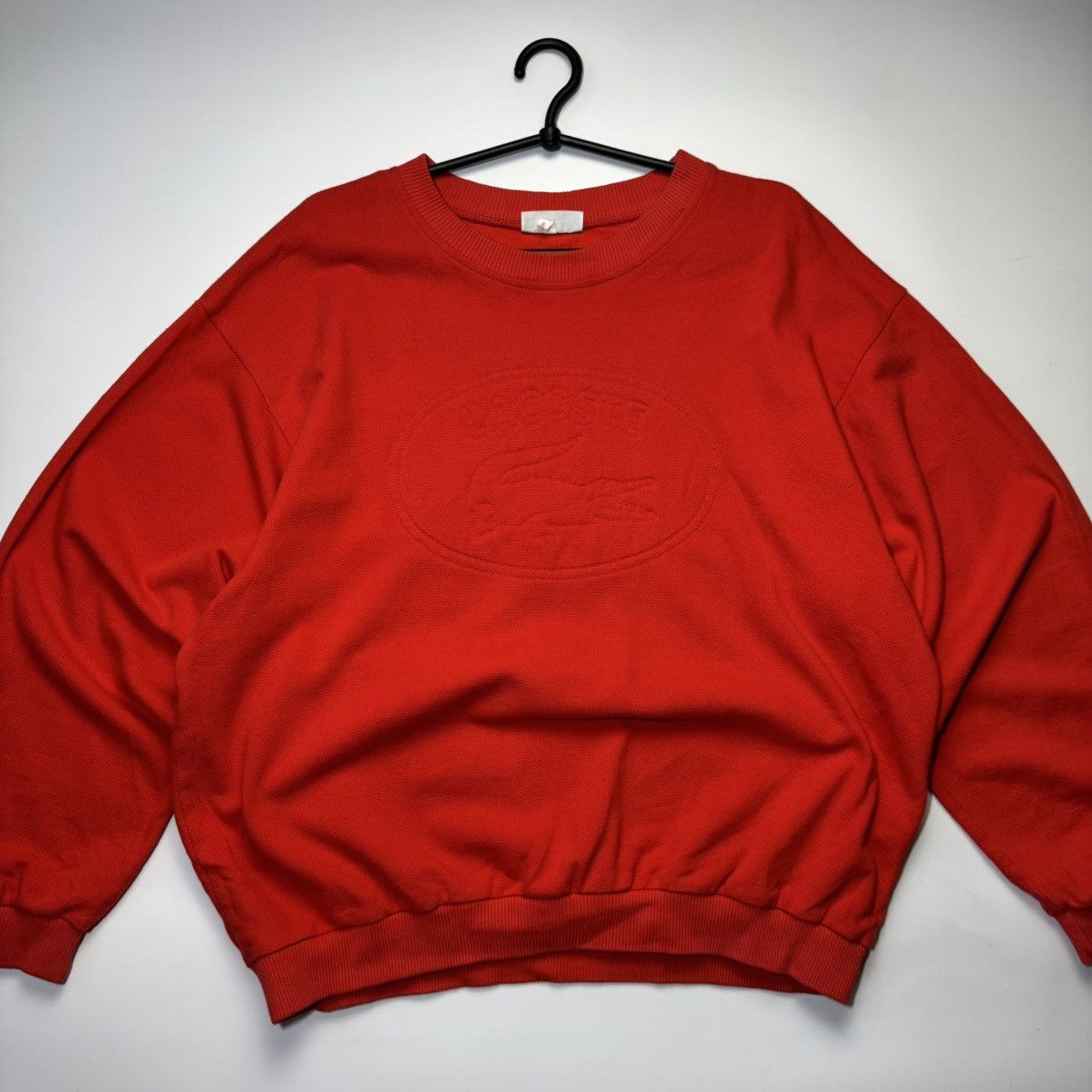 Lacoste Vintage Sweatshirt Chemise Lacoste Big Logo Oversized Fit Size US M / EU 48-50 / 2 - 3 Thumbnail