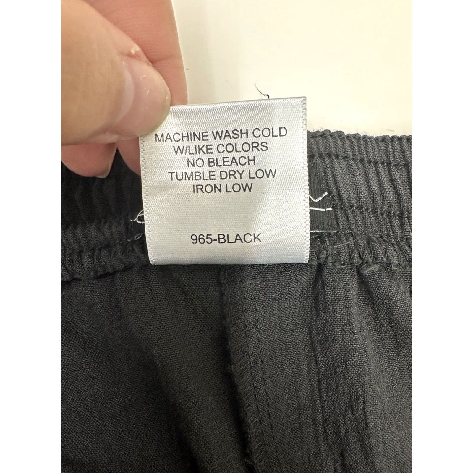 Vintage Jeno Neuman Capris Size Medium Black Womens Size ONE SIZE - 6 Thumbnail