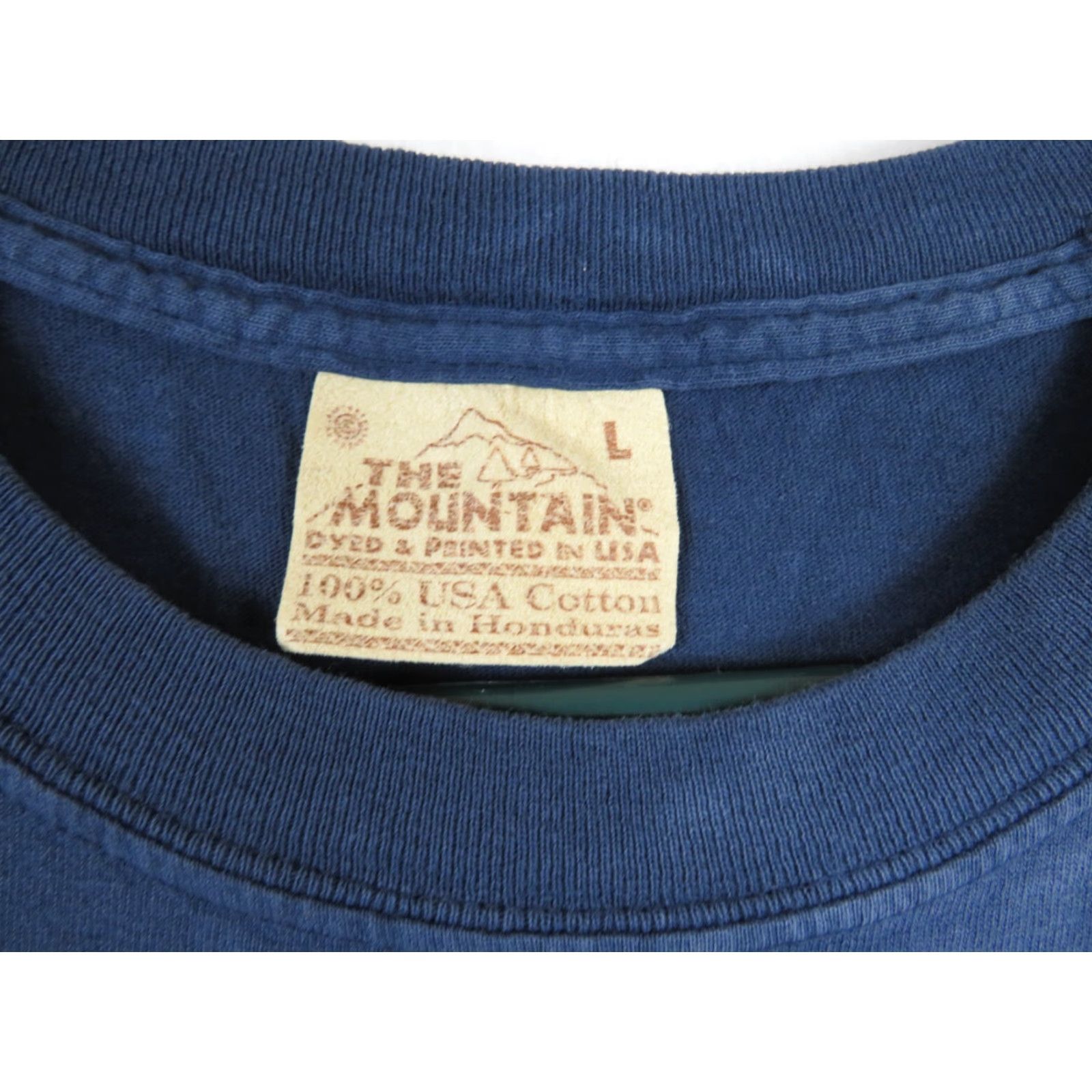 The Mountain VINTAGE The Mountain Fire Fighters T-Shirt L Mens Blue 90s Heroes When MY alarm Goes Off Size US L / EU 52-54 / 3 - 4 Thumbnail