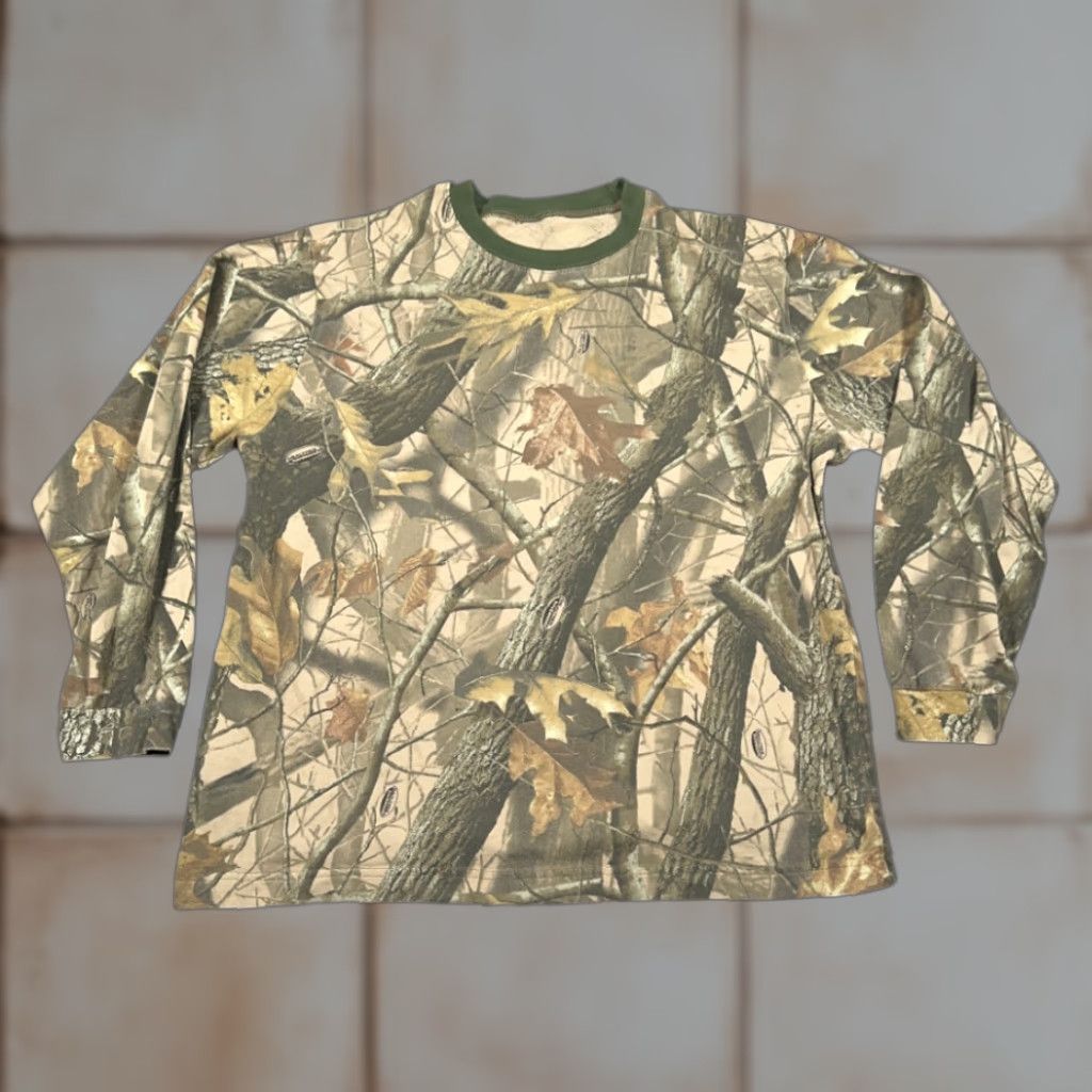 Realtree VINTAGE Realtree Shirt Adult XL Brown Camouflage 90s Outdoors Hunting Y2K Mens Shirt Size US XL / EU 56 / 4 - 1 Thumbnail