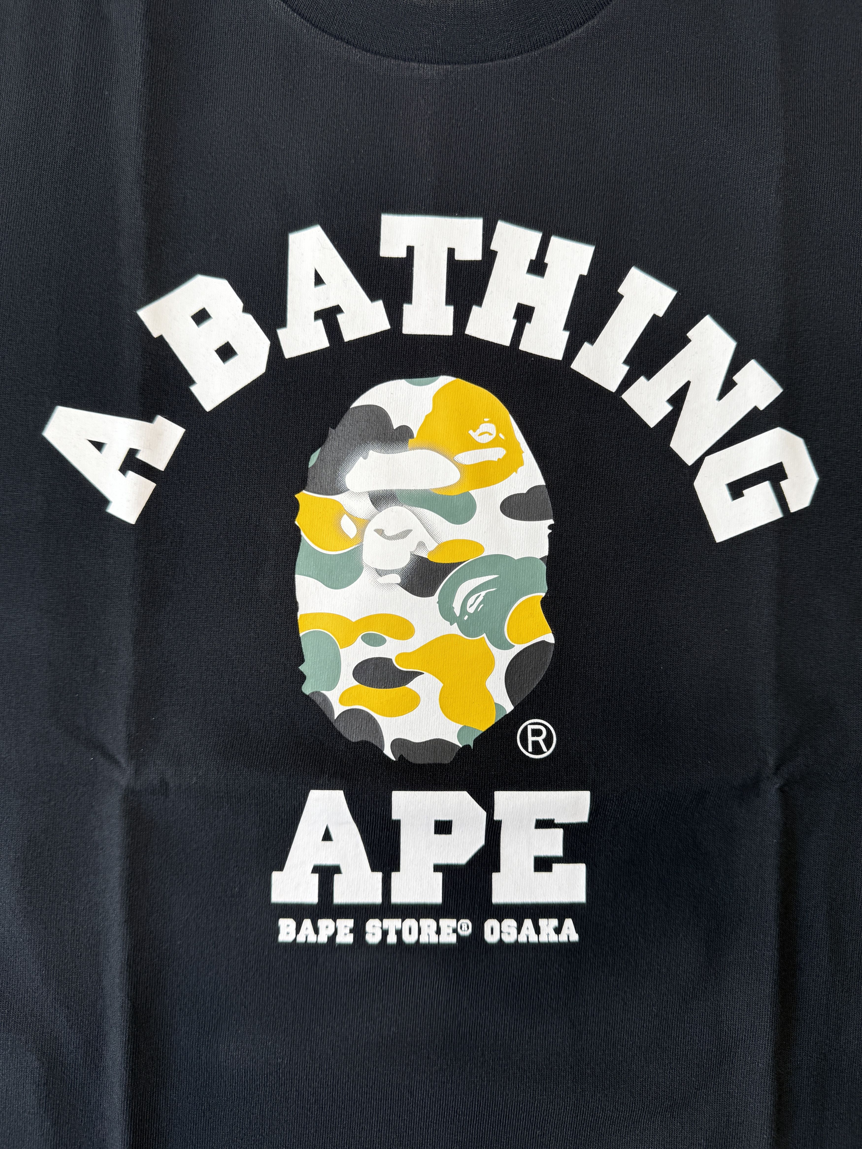 Bape BAPE STORE OSAKA CAMO COLLEGE TEE Size US M / EU 48-50 / 2 - 3 Thumbnail