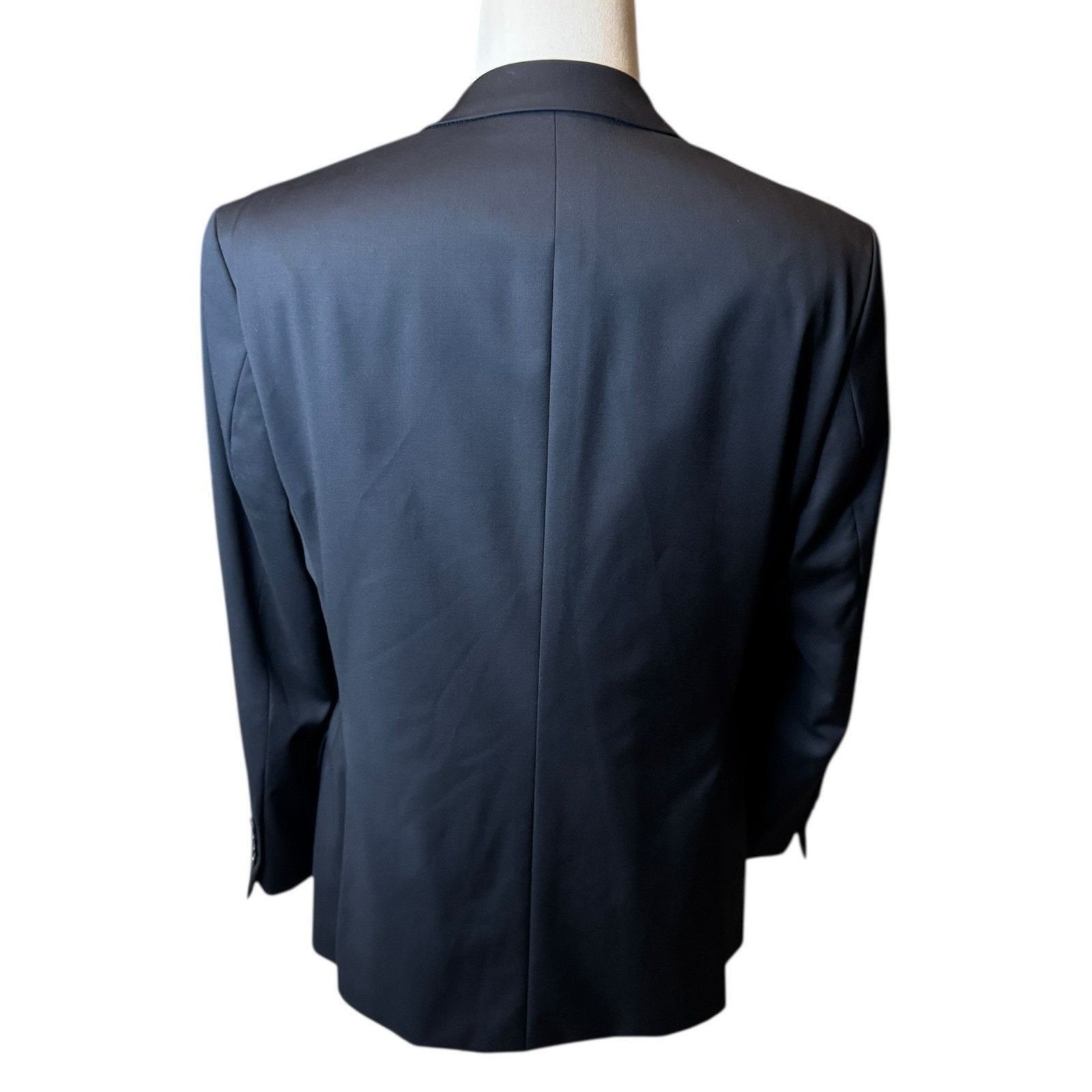 Hugo Boss HUGO BOSS Pasolini Movie Super 100 Blue Sport Coat Blazer Size 40R - 5 Thumbnail