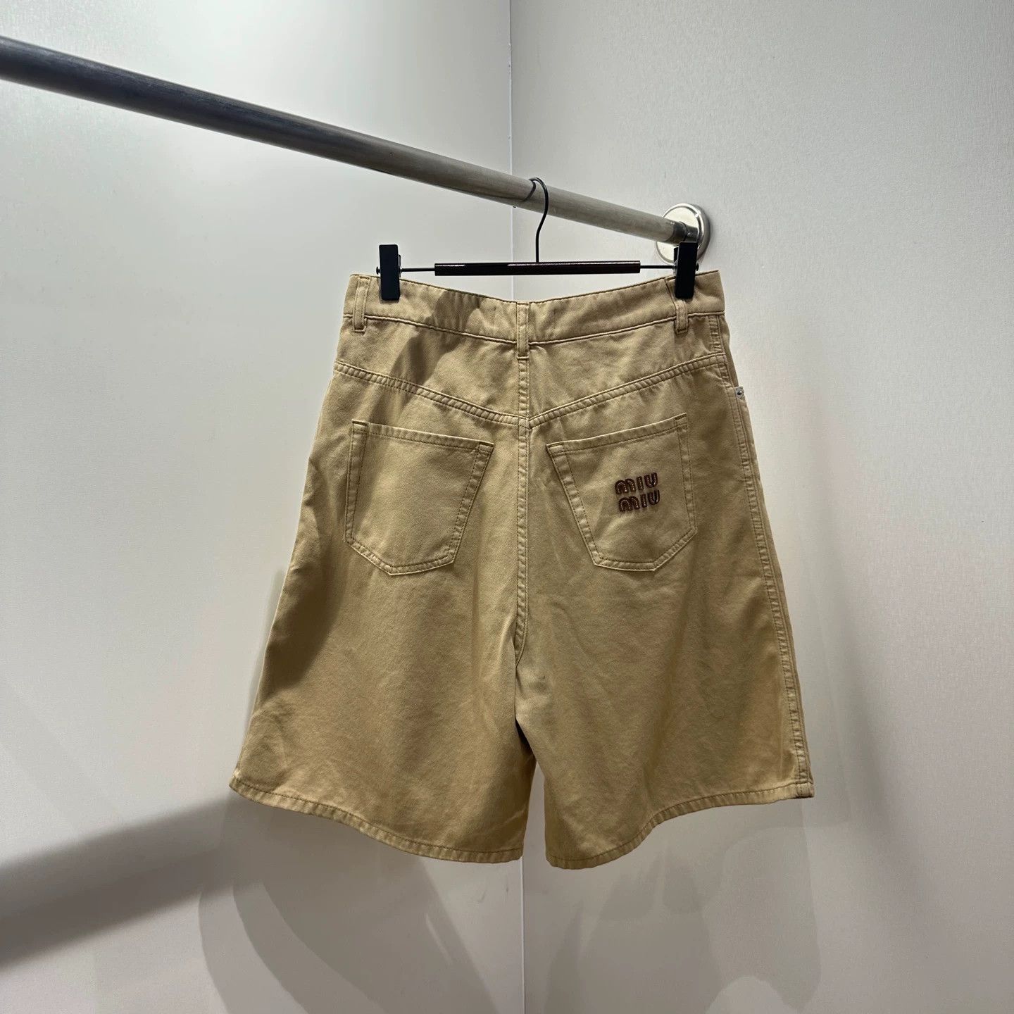 MIUMIU logo denim short 24