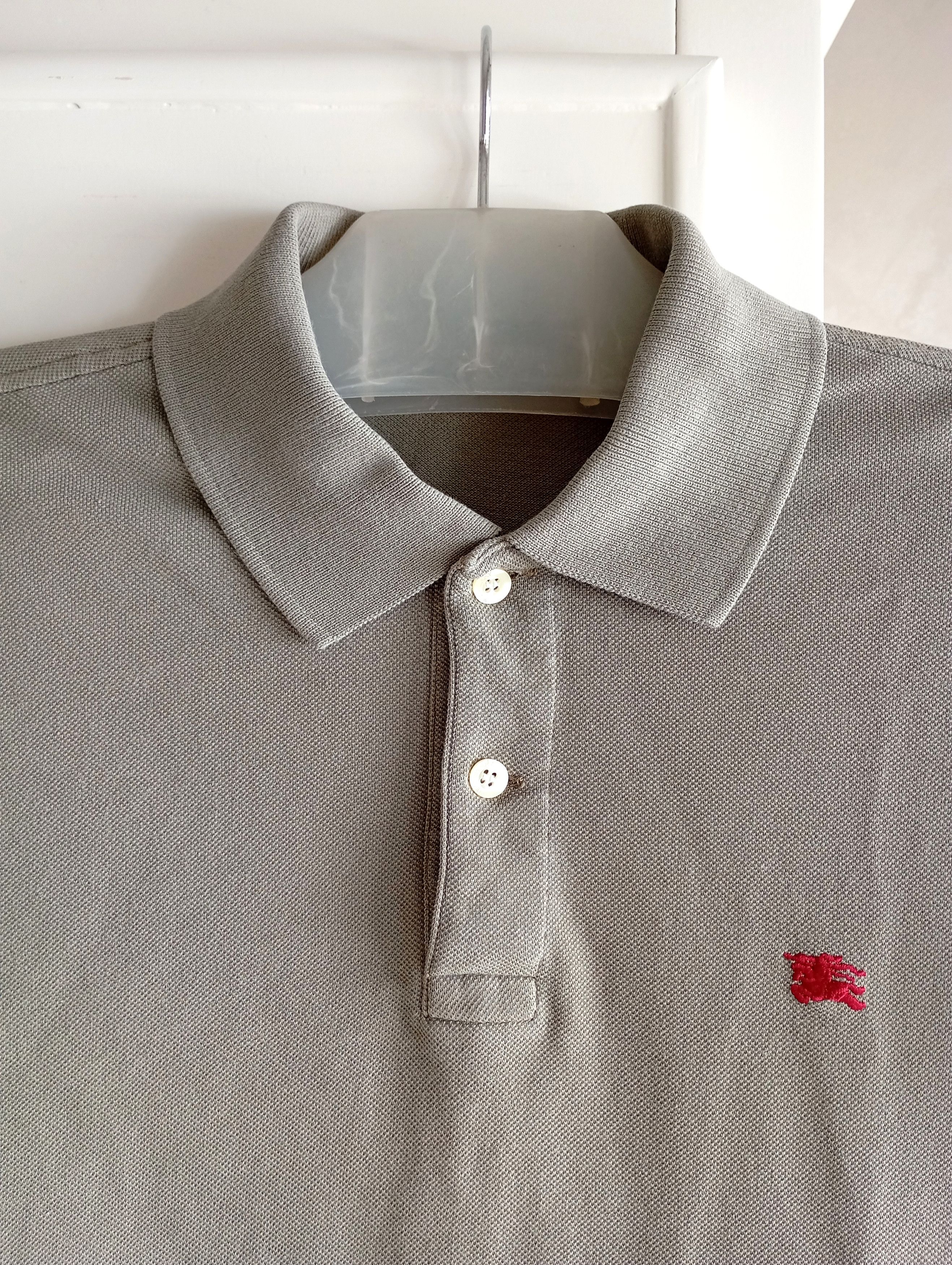 Burberry × Vintage Burberry London Vintage Polo T-shirt Size US M / EU 48-50 / 2 - 2 Thumbnail