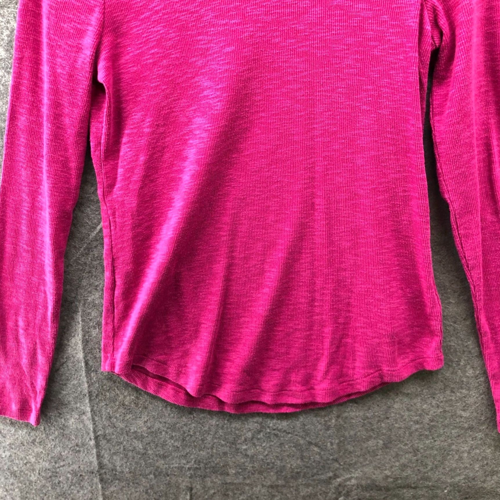 Gap Gap Essential Rib Turtleneck T Shirt Womens S Pink Long Sleeve Cotton Stretch Size S / US 4 / IT 40 - 7 Thumbnail