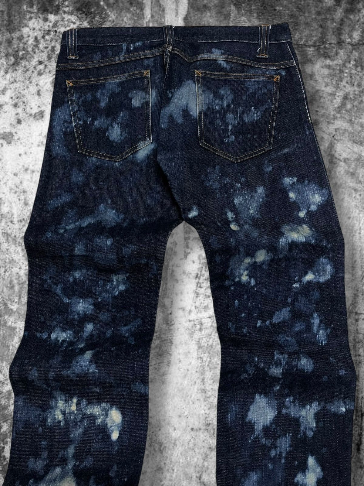 Japanese Brand Vintage Japan Designer Hare Exclusive Design Bleach Denim Size US 32 / EU 48 - 10 Thumbnail