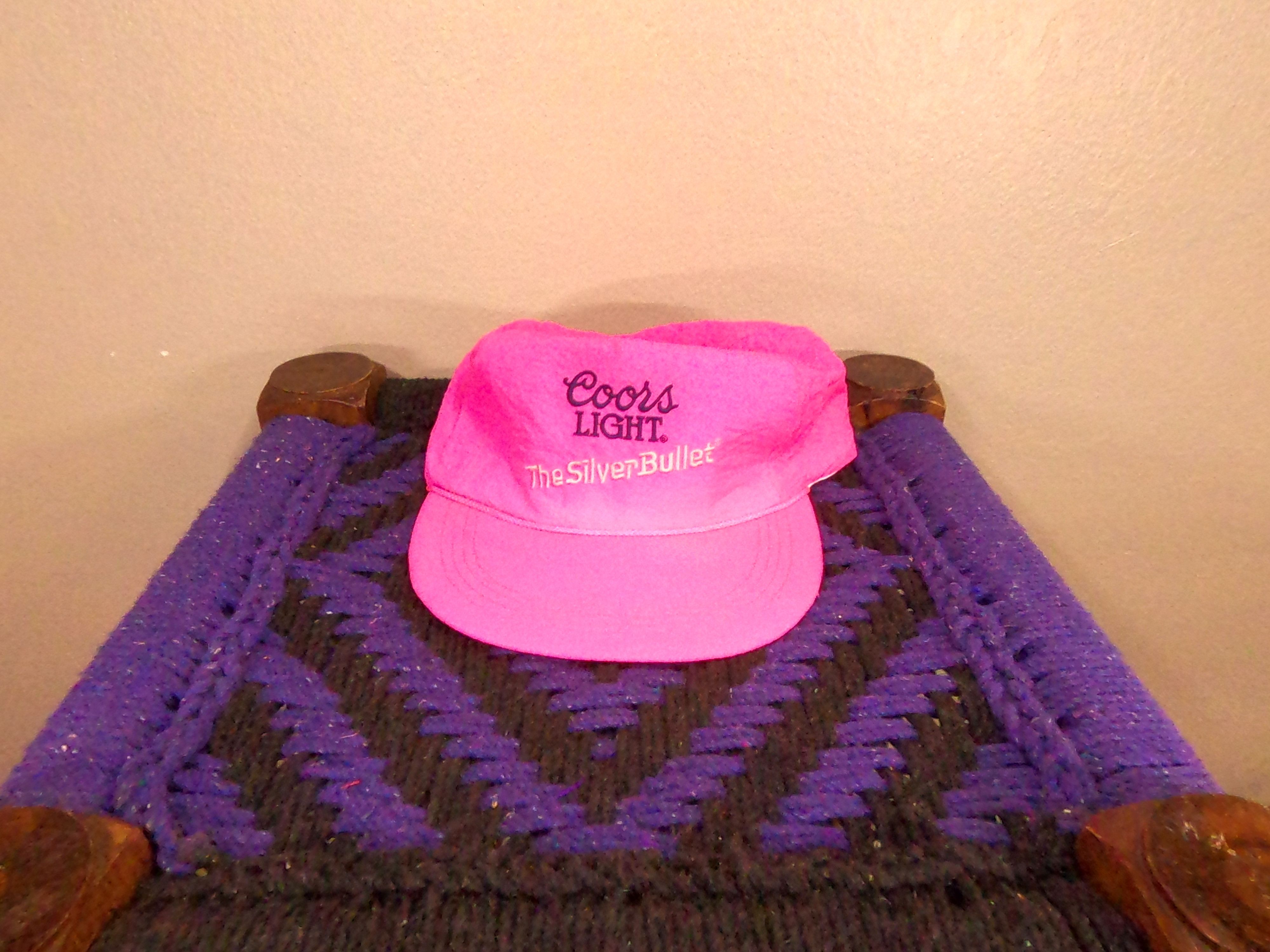 Other 1980s Coors Light Silver Bullet Neon Pink flat snapback Size ONE SIZE - 4 Thumbnail