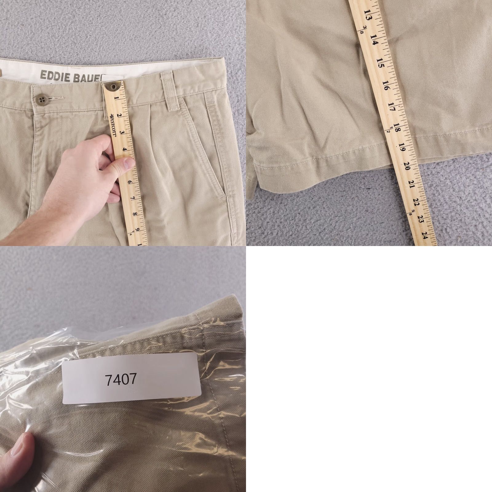 Eddie Bauer Eddie Bauer Shorts Mens 38 Brown Pleated Chino Casual Outdoor Shirt Size US 38 / EU 54 - 8 Thumbnail
