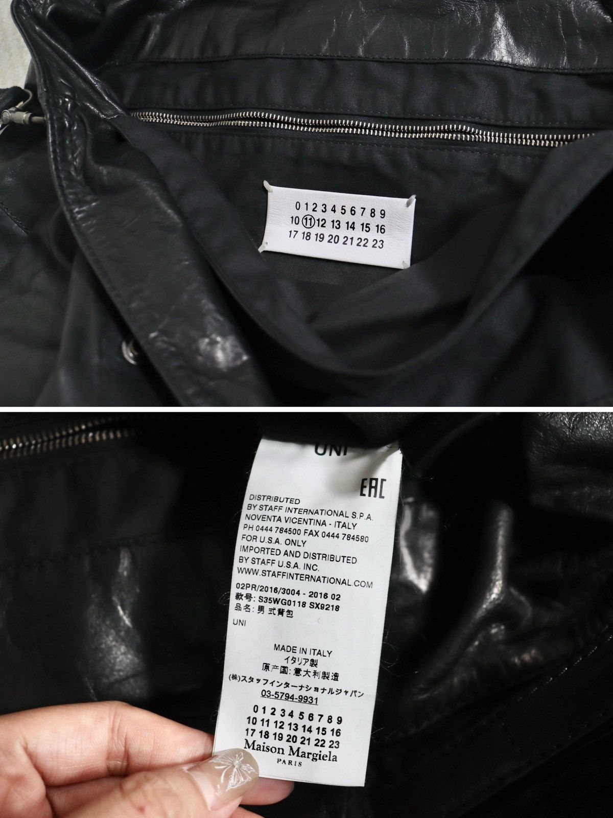 Maison Margiela Maison Margiela Leather Shoulder Bag Size ONE SIZE - 9 Thumbnail