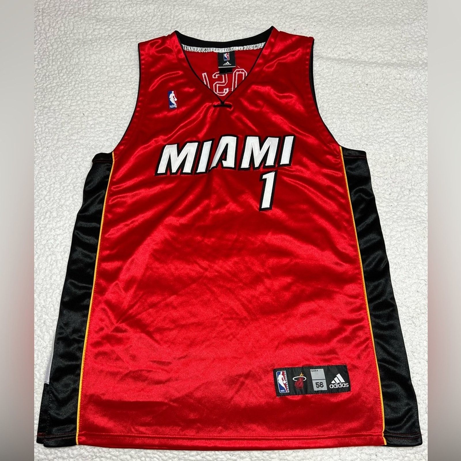 Adidas Adidas Chris Bosh Miami Heat Swingman Jersey Size 56 CLEAN Size US XXL / EU 58 / 5 - 1 Thumbnail