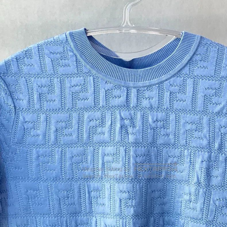 Fendi Fendi Blue knitwear women's wear Size XS / US 0-2 / IT 36-38 - 2 Thumbnail
