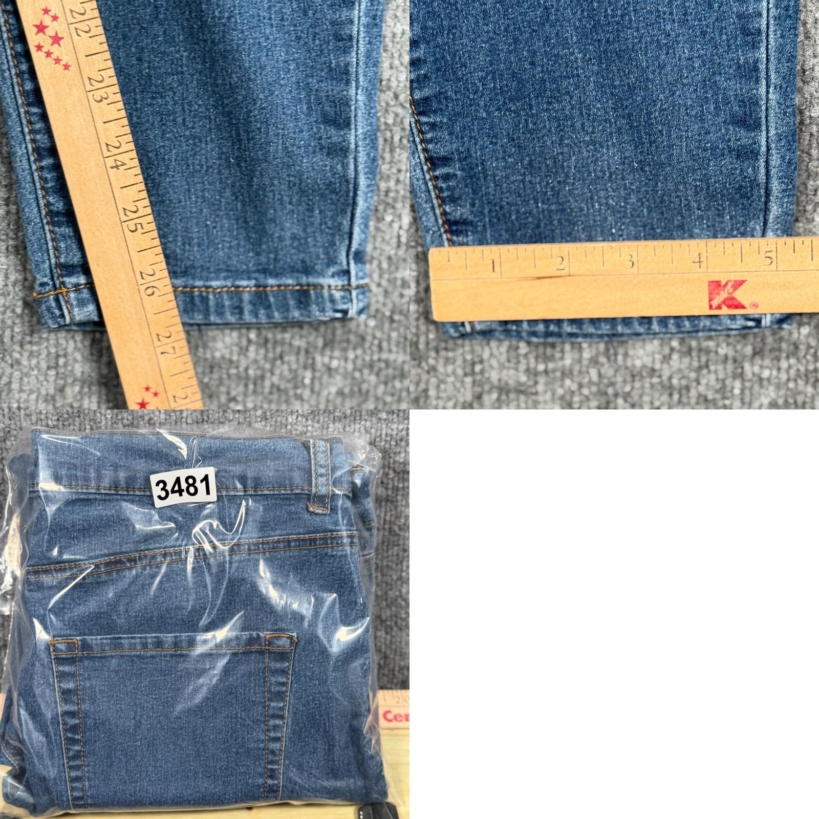Forever 21 FOREVER 21 Jeans Blue Wash High Rise Straight Leg 31 Inseam 26.5 in 5-Pocket Denim Pants Women XS-XL? Size 24" / US 00 / IT 34 - 9 Thumbnail