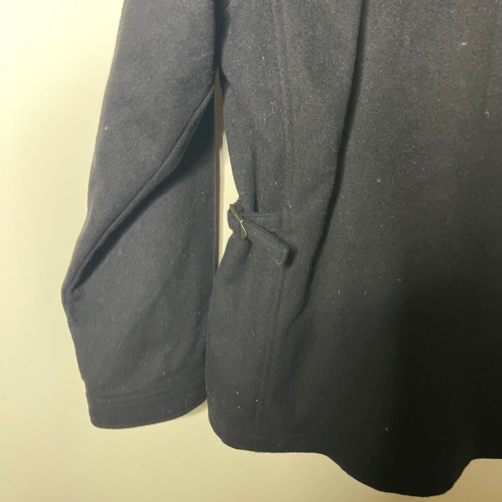 Polo Ralph Lauren VTG Polo Ralph Lauren Wool Coat Jacket Black Full Zip Size L Size US L / EU 52-54 / 3 - 6 Thumbnail